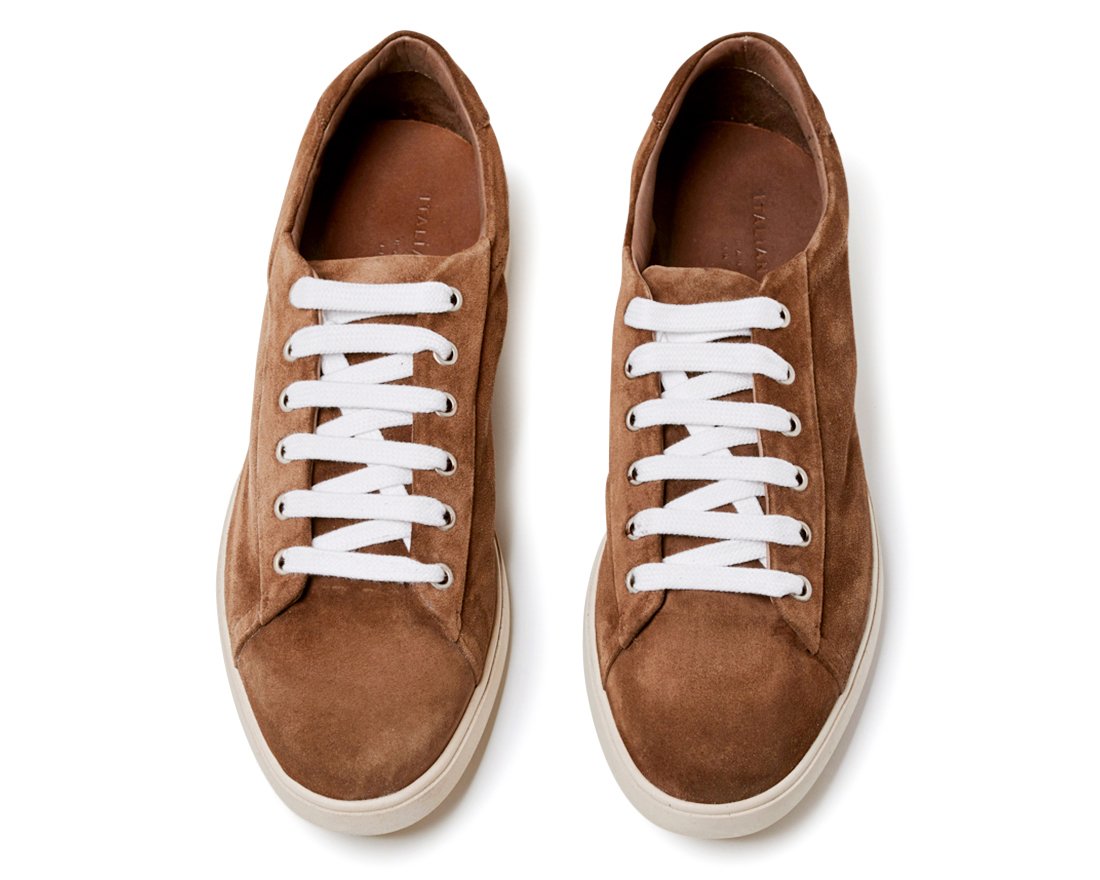 Мужские коричневые замшевые кеды - Image 3 of 4