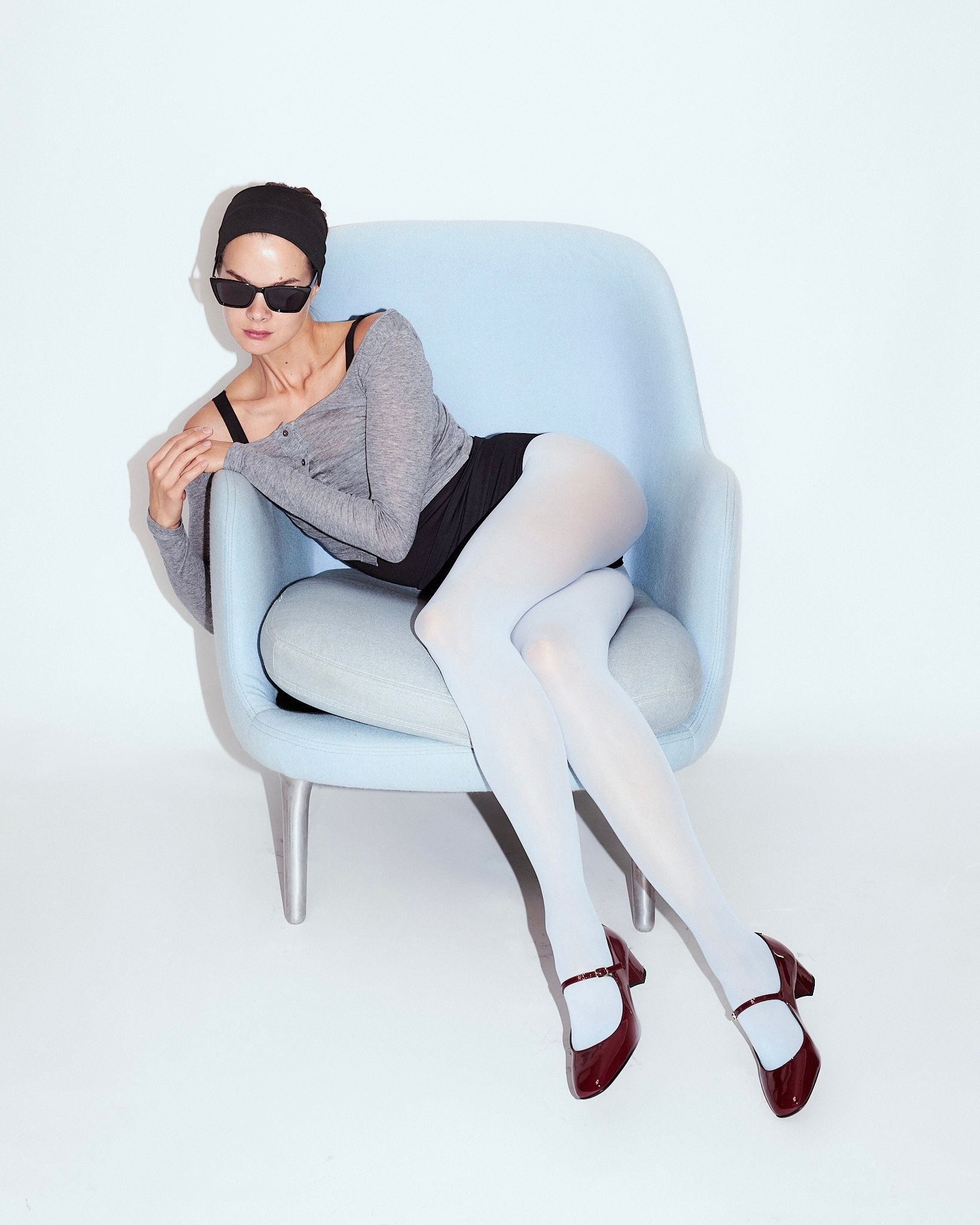 Бордовые кожаные туфли - Main image