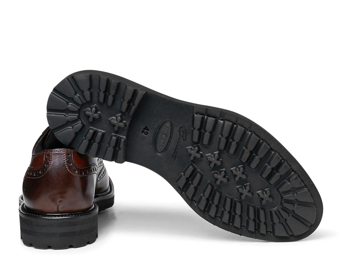 Коричневые кожаные оксфорды - Image 4 of 4