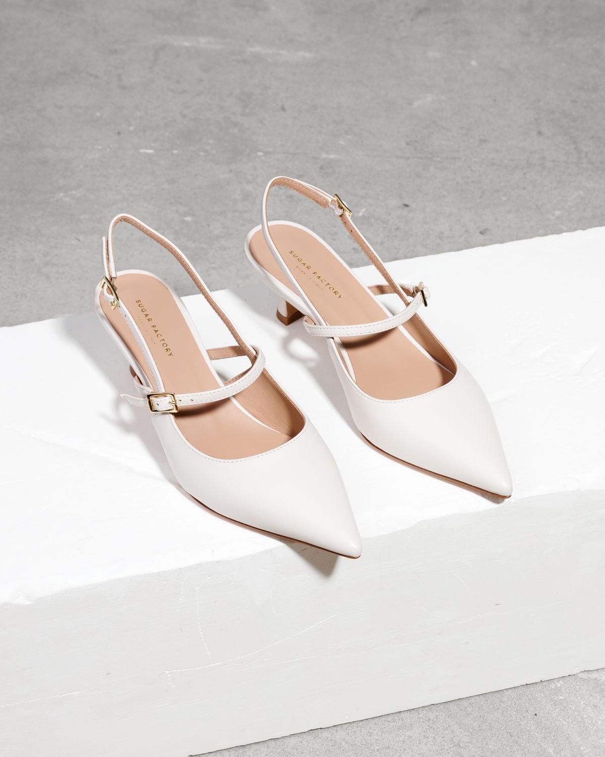 Белые кожаные туфли - Image 2 of 4