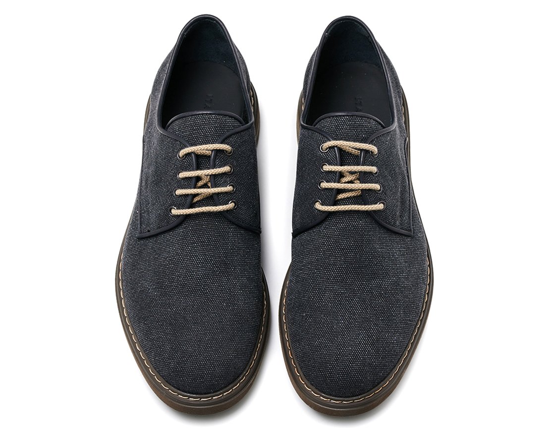 Мужские черные текстильные туфли - Image 3 of 4