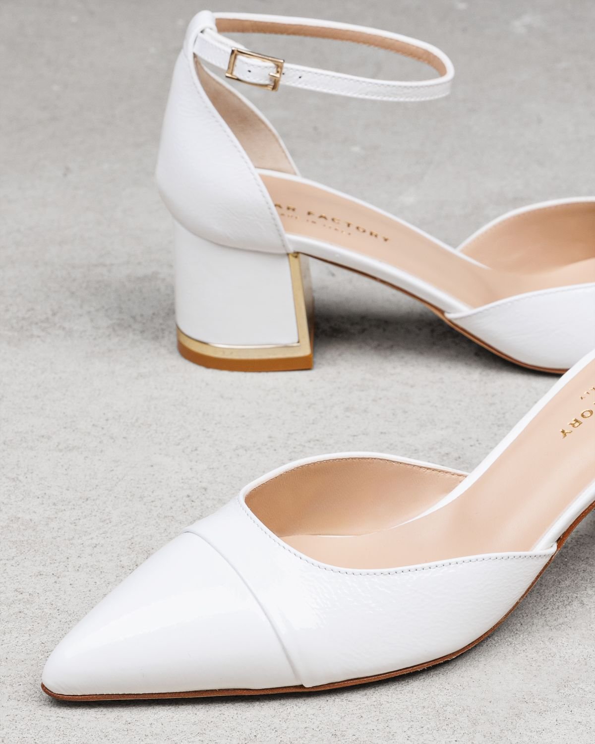 Белые кожаные туфли - Image 4 of 7