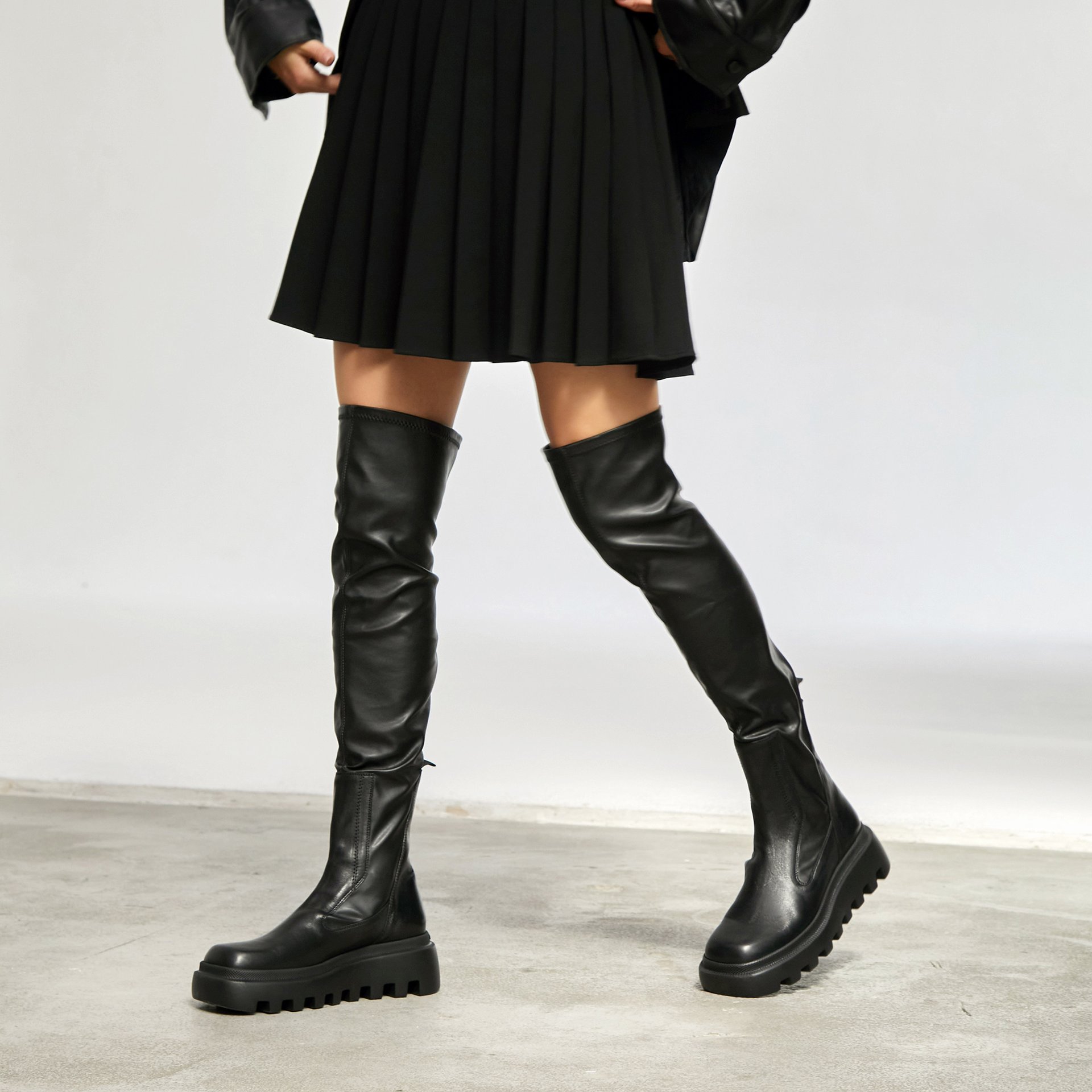 Черные кожаные сапоги - Image 5 of 5