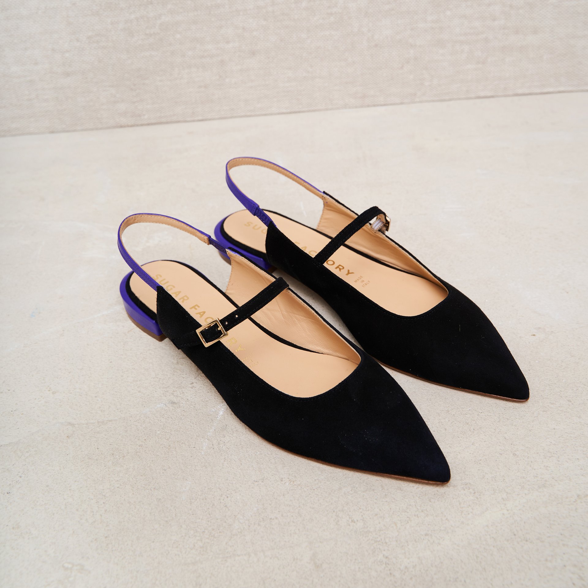 Черные замшевые туфли - Main image