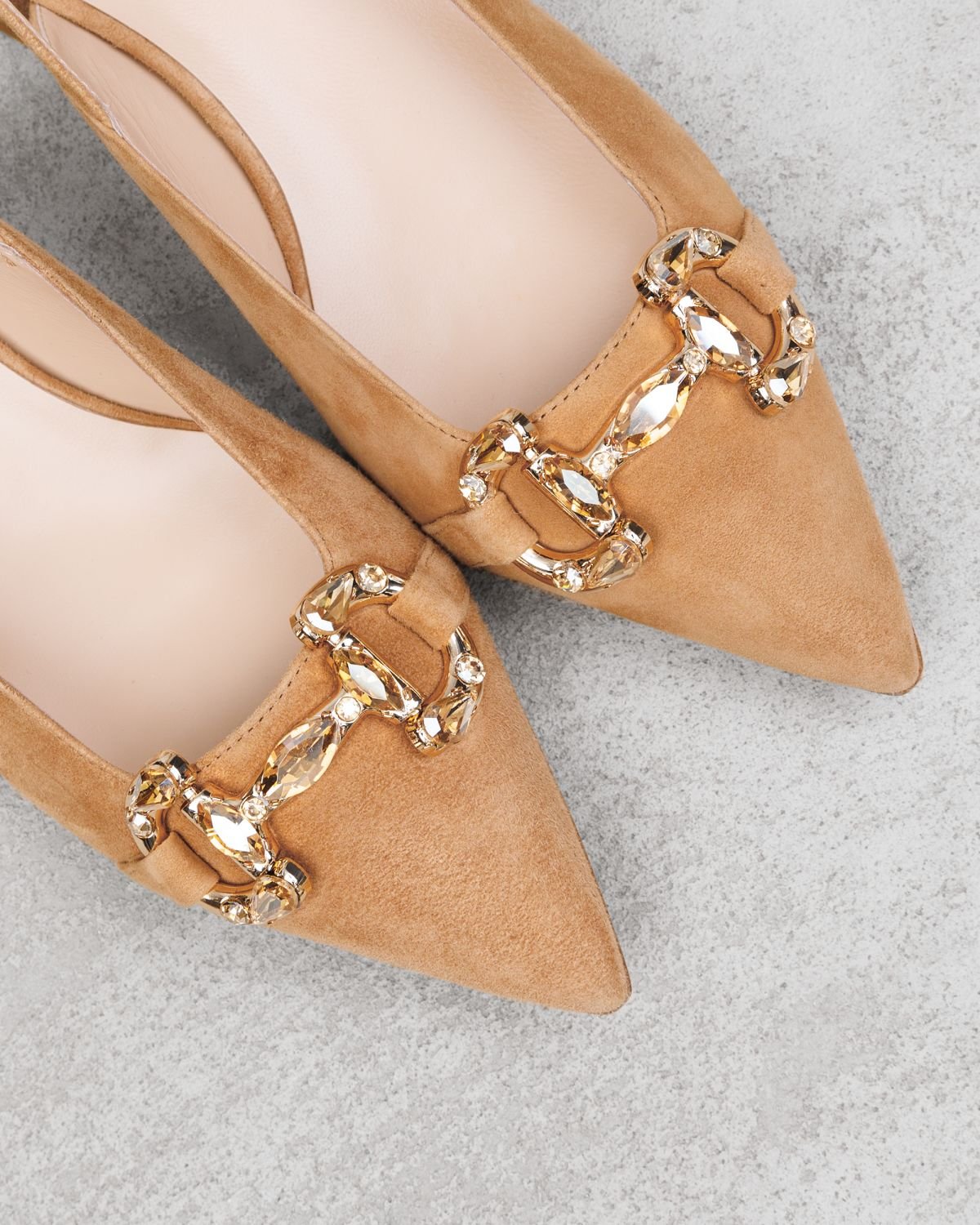 Светло-коричневые замшевые туфли - Image 4 of 7