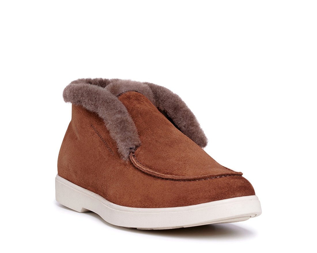 Зимние коричневые  полуботинки - Image 2 of 4