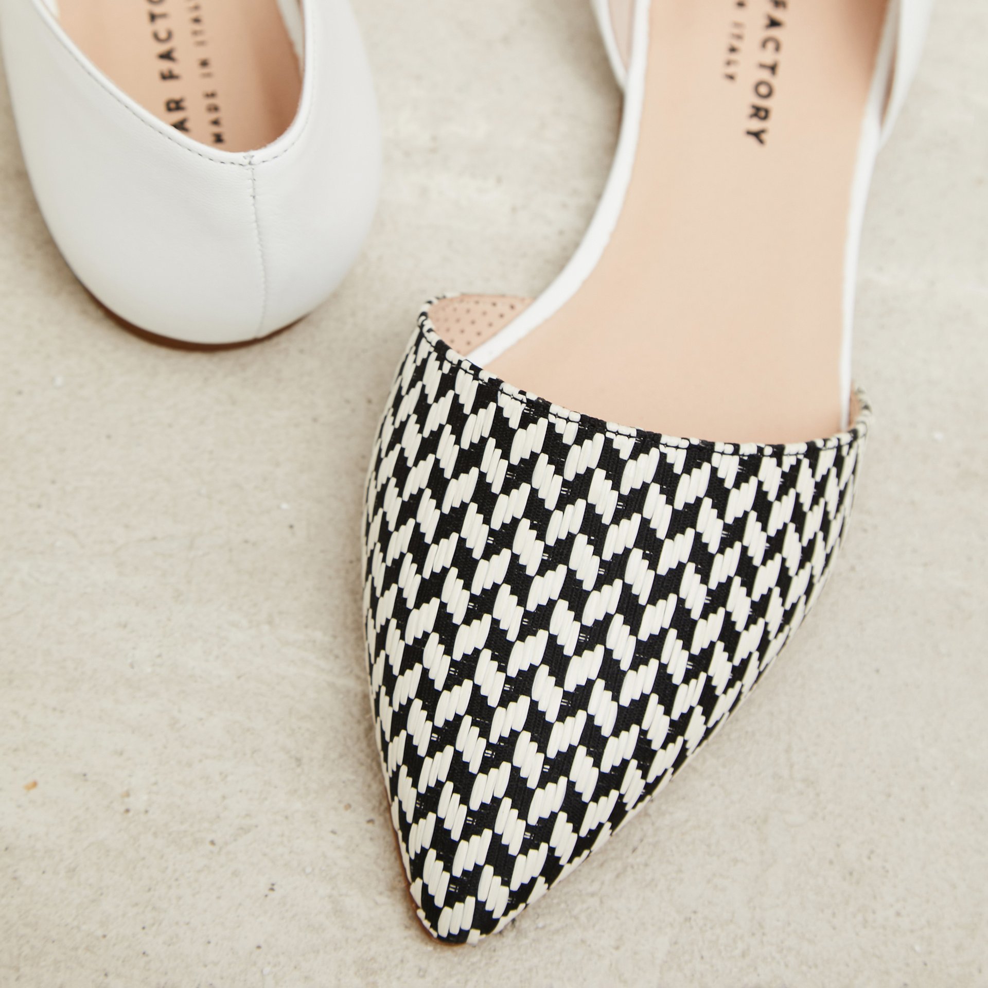 Белые кожаные балетки - Image 3 of 5