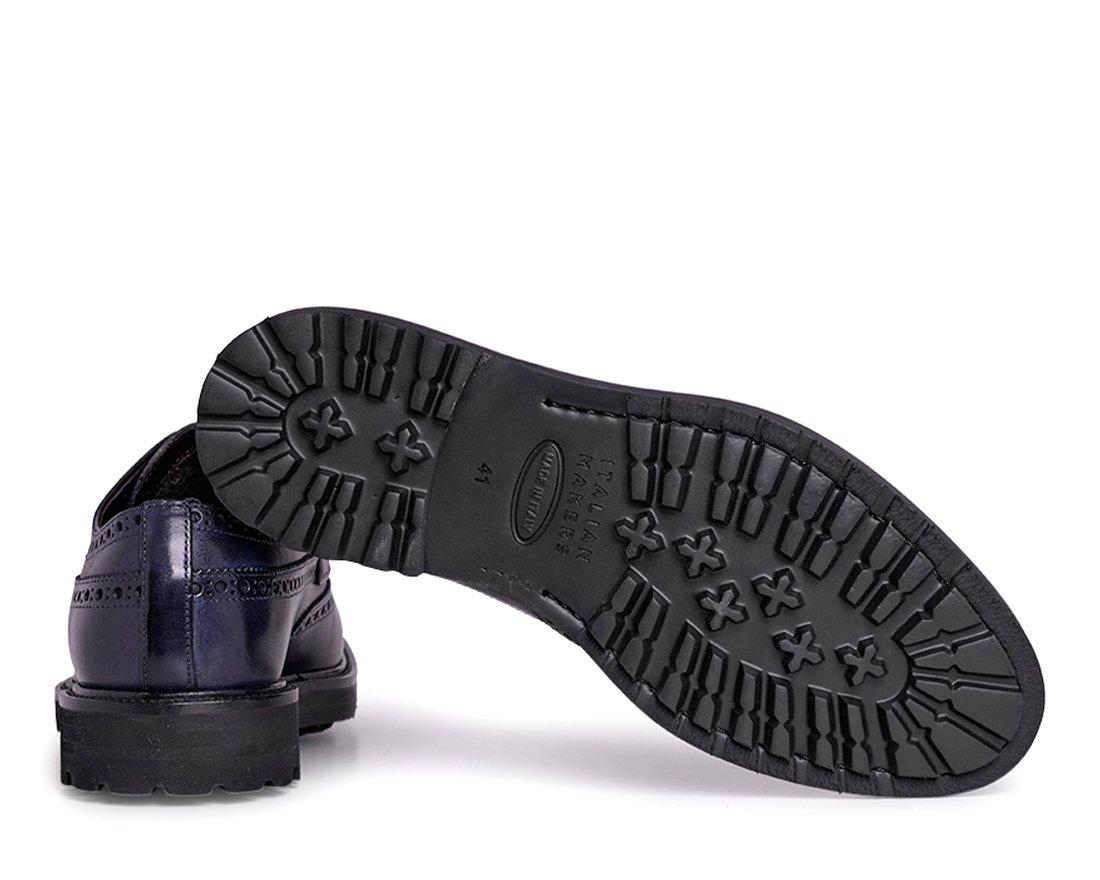 Мужские утепленные синие дерби - Image 4 of 4