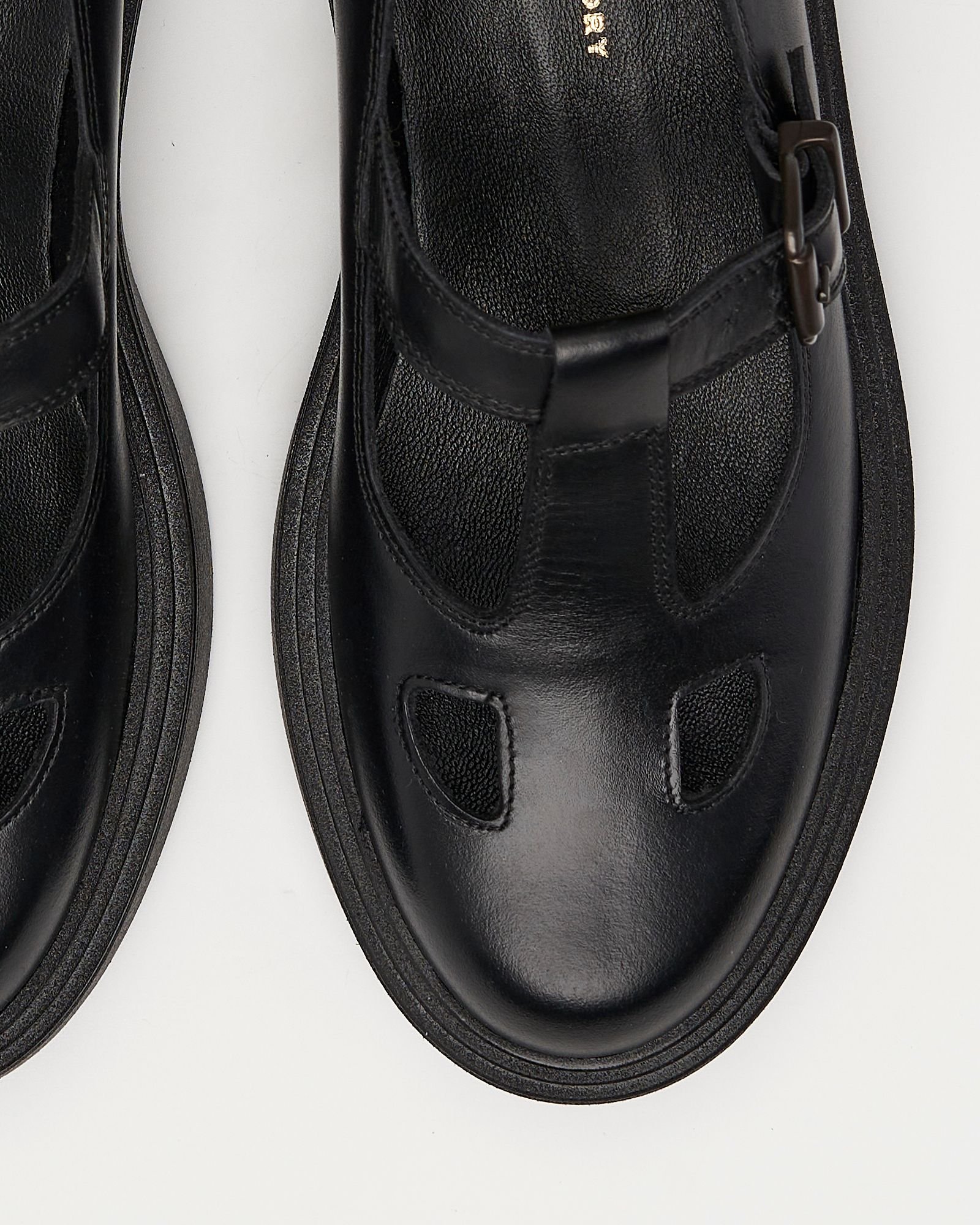 Черные кожаные туфли - Image 5 of 6