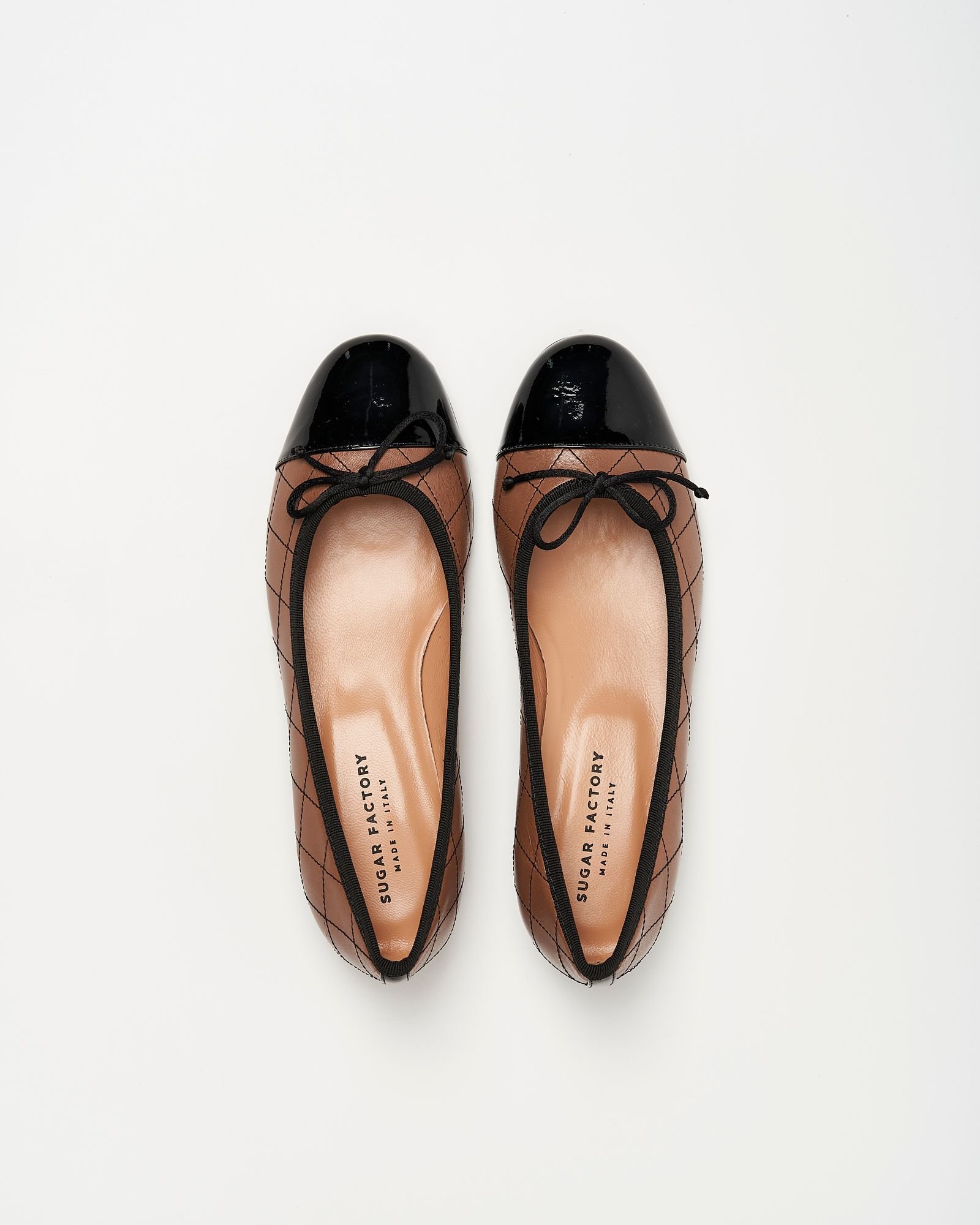 Коричневые кожаные балетки - Image 4 of 6