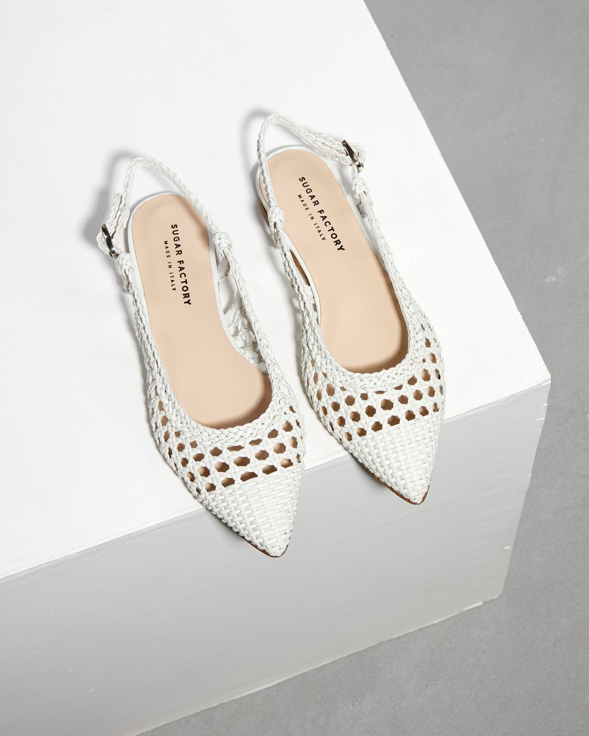 Белые кожаные босоножки - Image 2 of 4