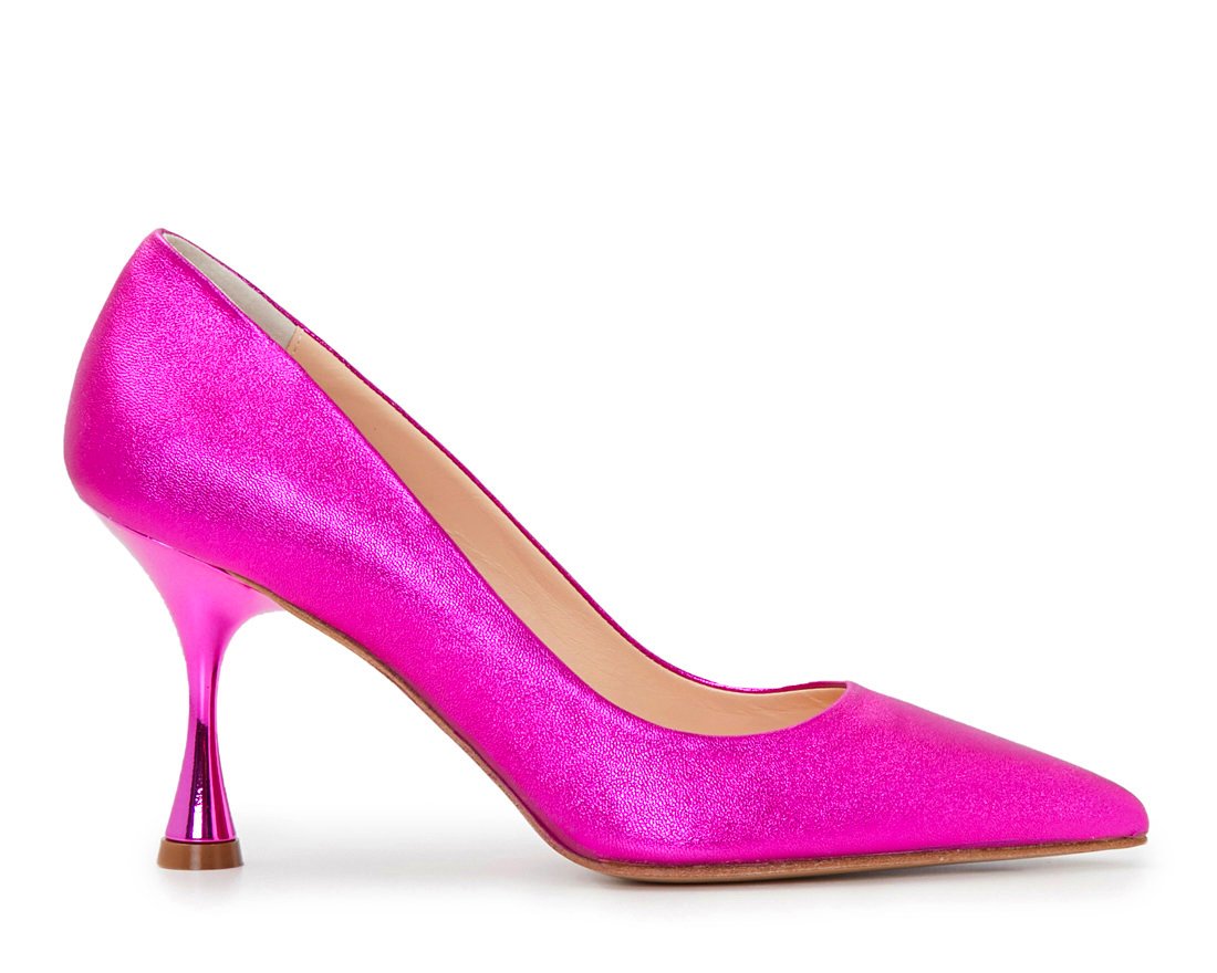 Розовые кожаные туфли - Main image