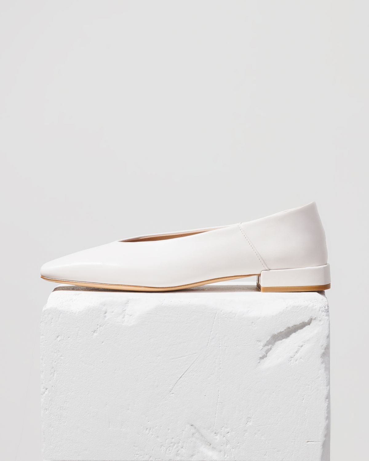 Белые кожаные туфли - Main image