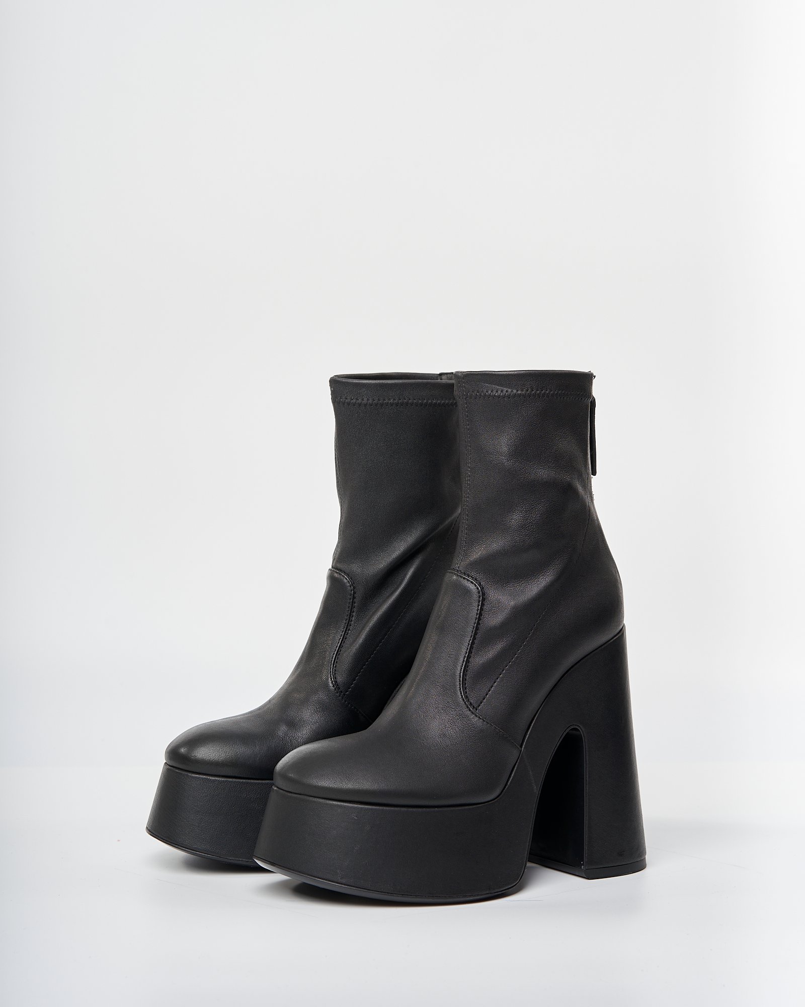 Черные кожаные ботильоны - Image 4 of 6