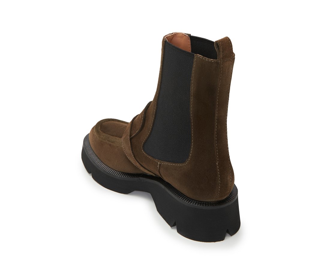 Коричневые замшевые челси - Image 3 of 5