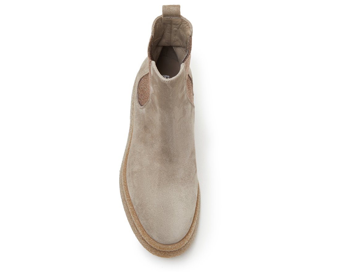 Бежевые замшевые челси - Image 4 of 5