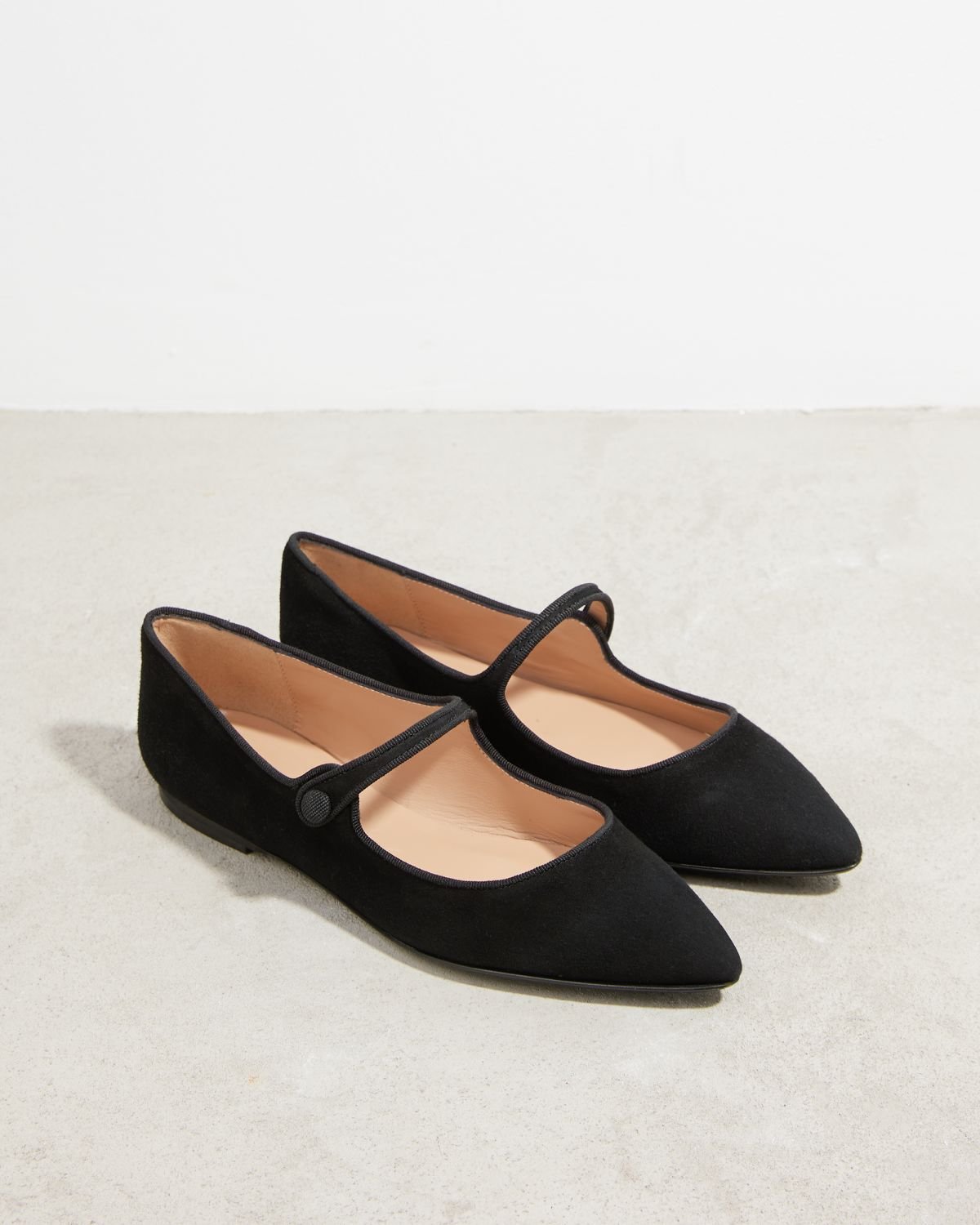 Черные замшевые балетки - Image 2 of 7