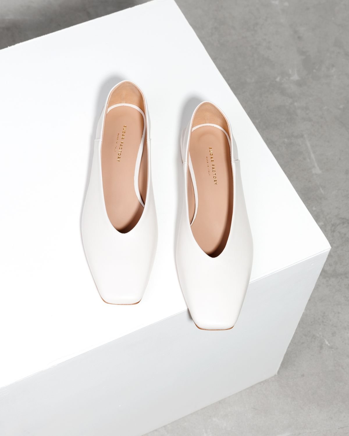 Белые кожаные туфли - Image 2 of 6