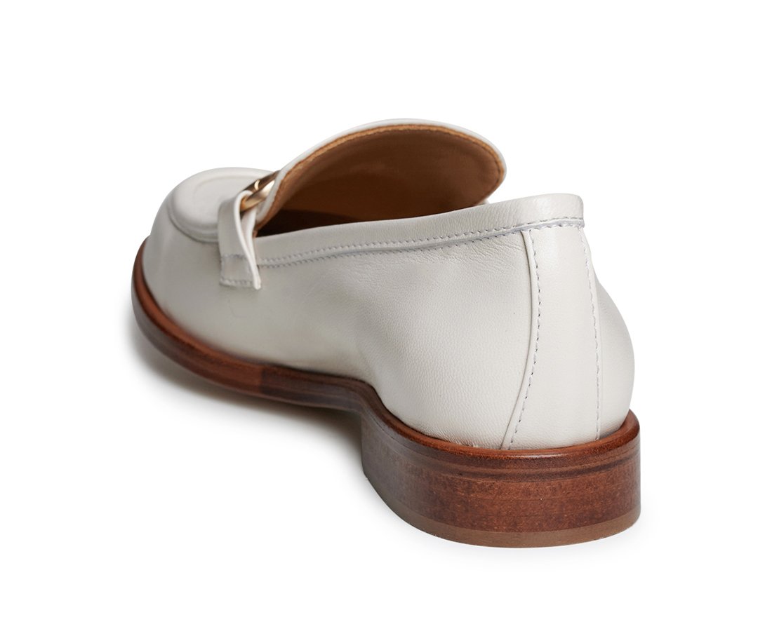 Белые кожаные лоферы - Image 3 of 5