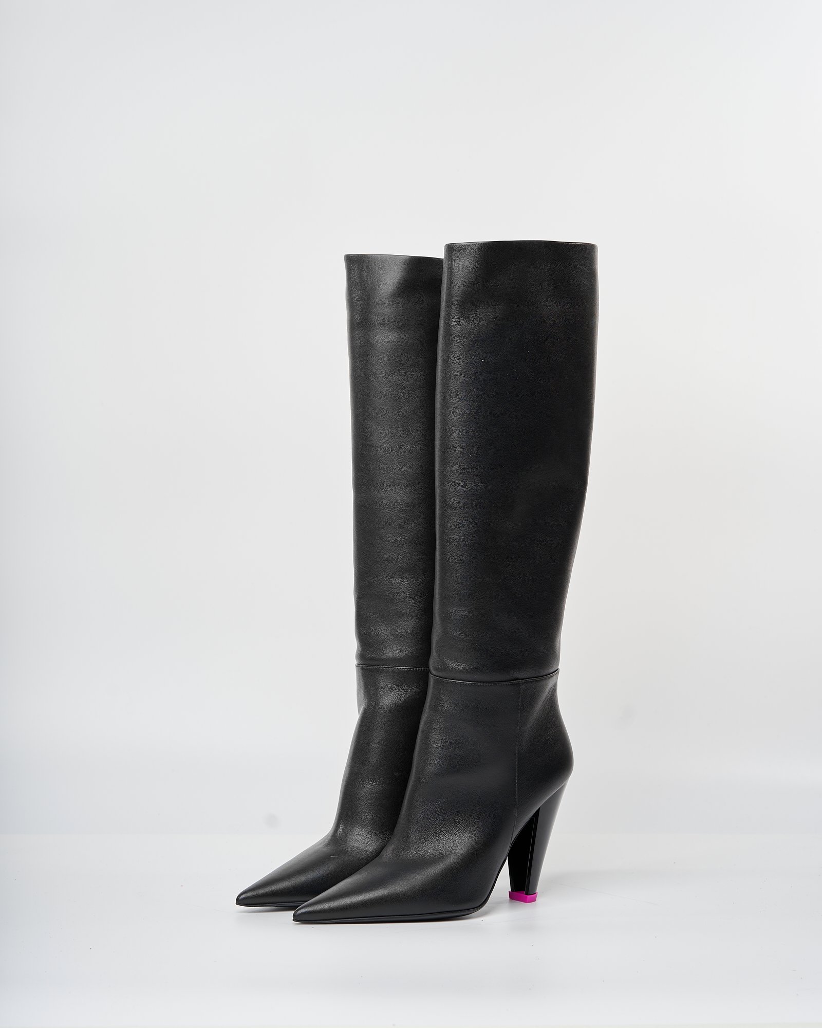 Черные кожаные сапоги - Image 2 of 5