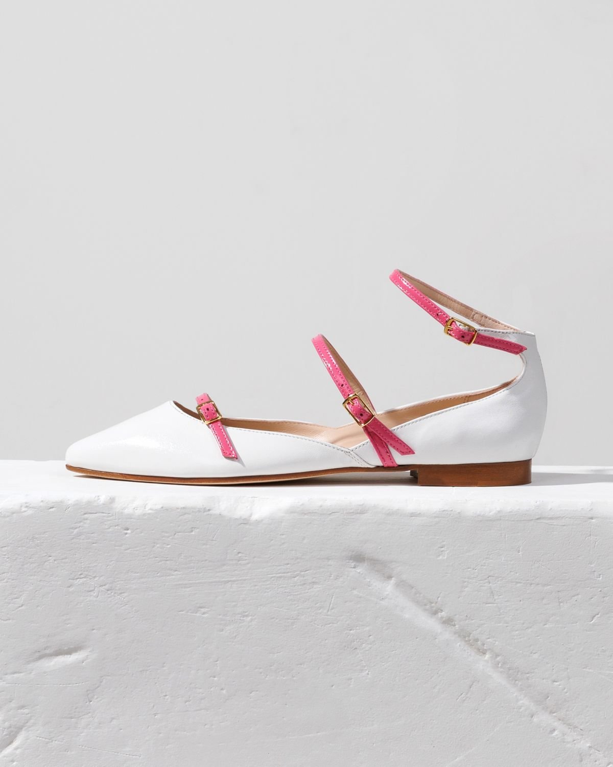 Белые кожаные туфли - Main image