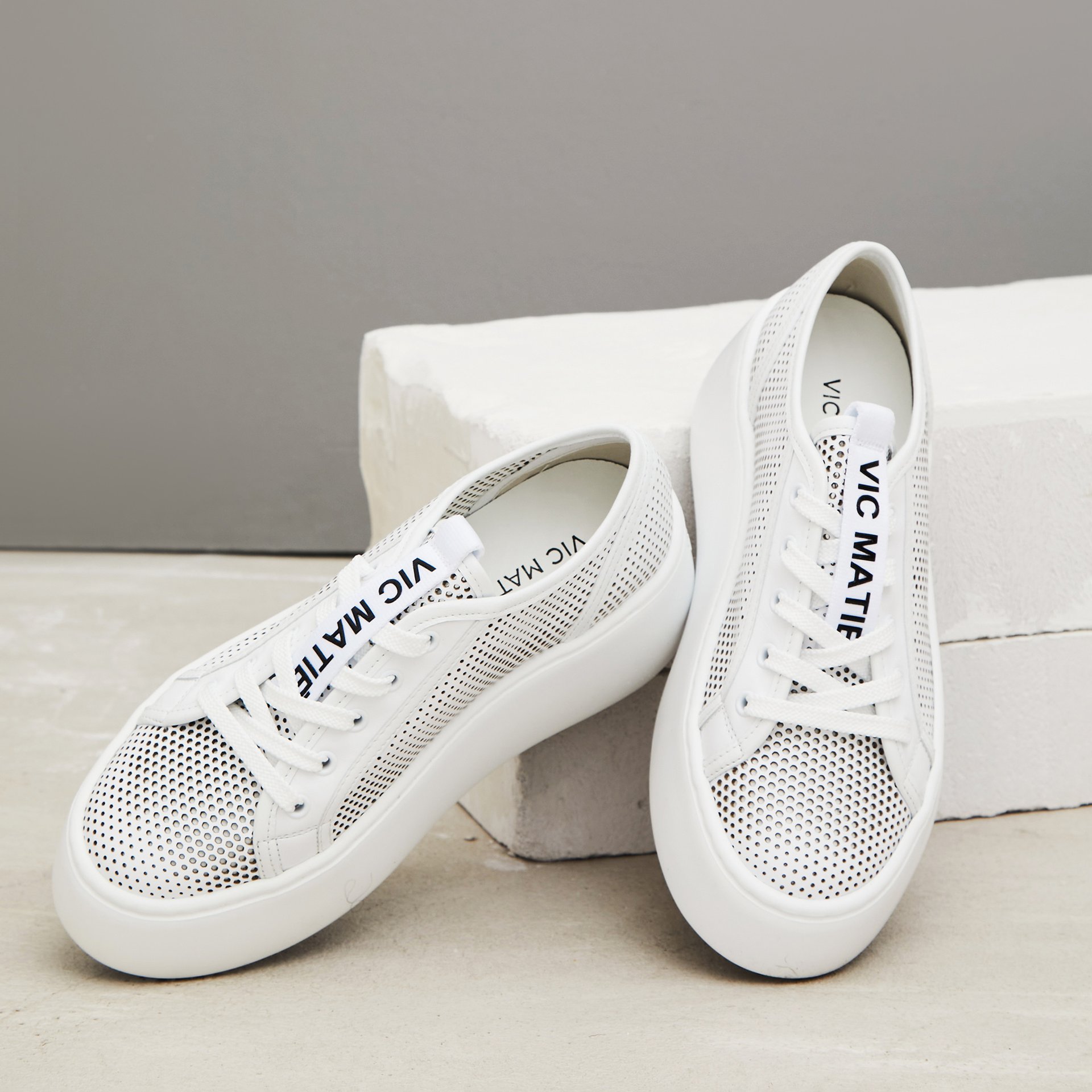 Белые кожаные кеды - Image 3 of 5