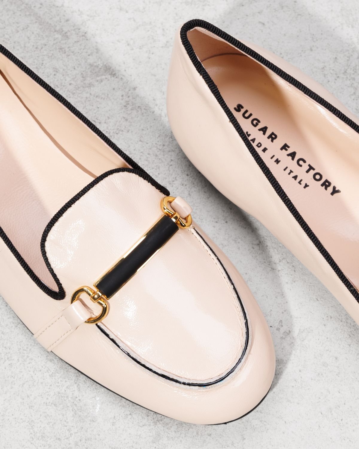 Светло-бежевые кожаные лоферы - Image 4 of 4