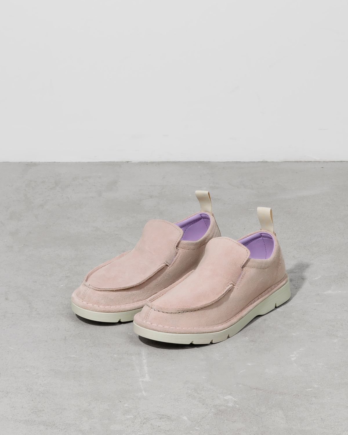 Светло-розовые замшевые мокасины - Image 3 of 6