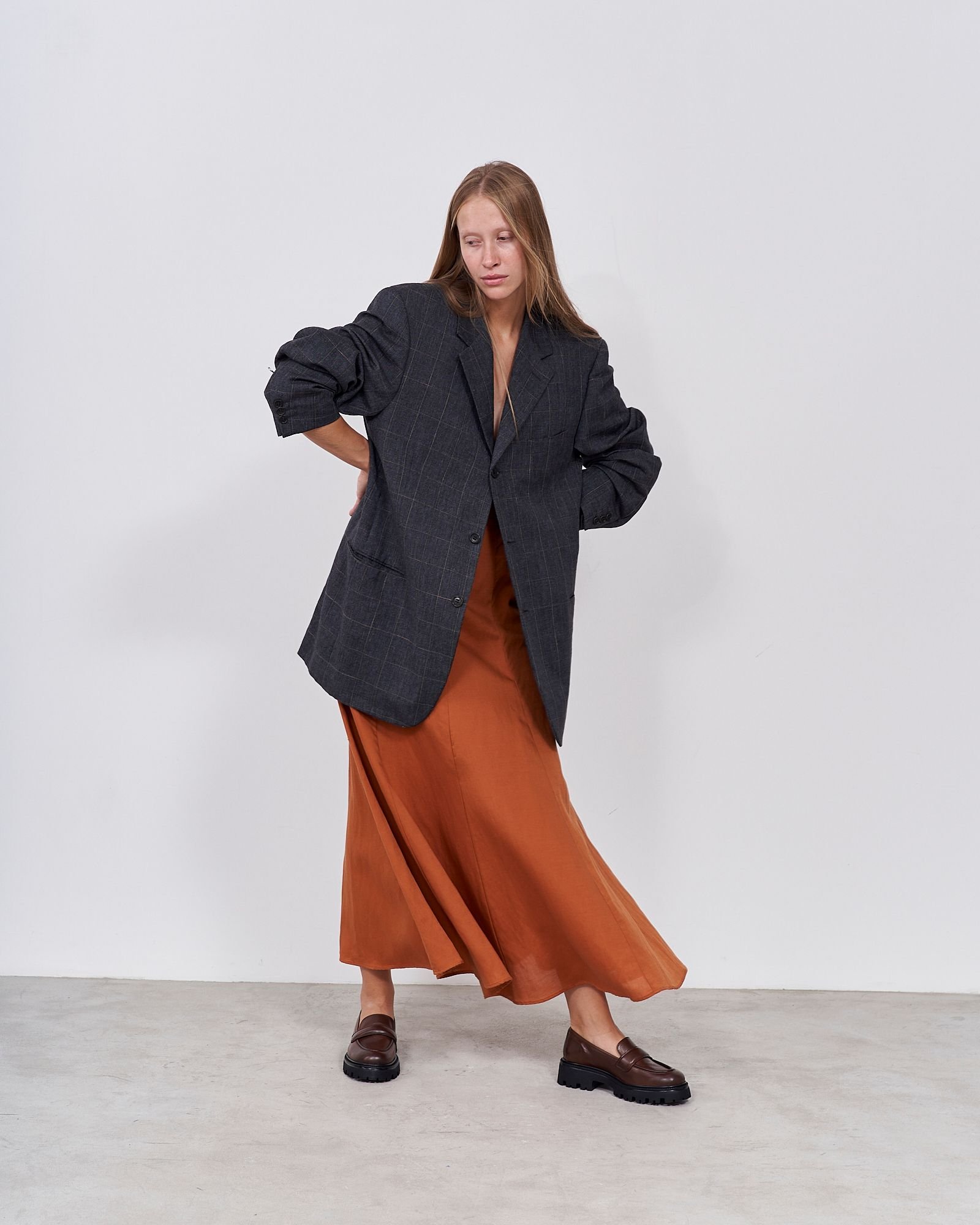 Коричневые кожаные лоферы - Image 7 of 7