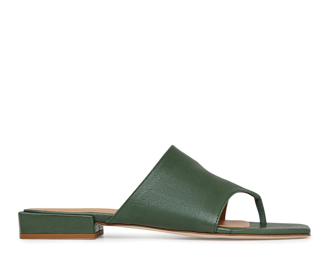 Зеленые кожаные пантолеты - Main image