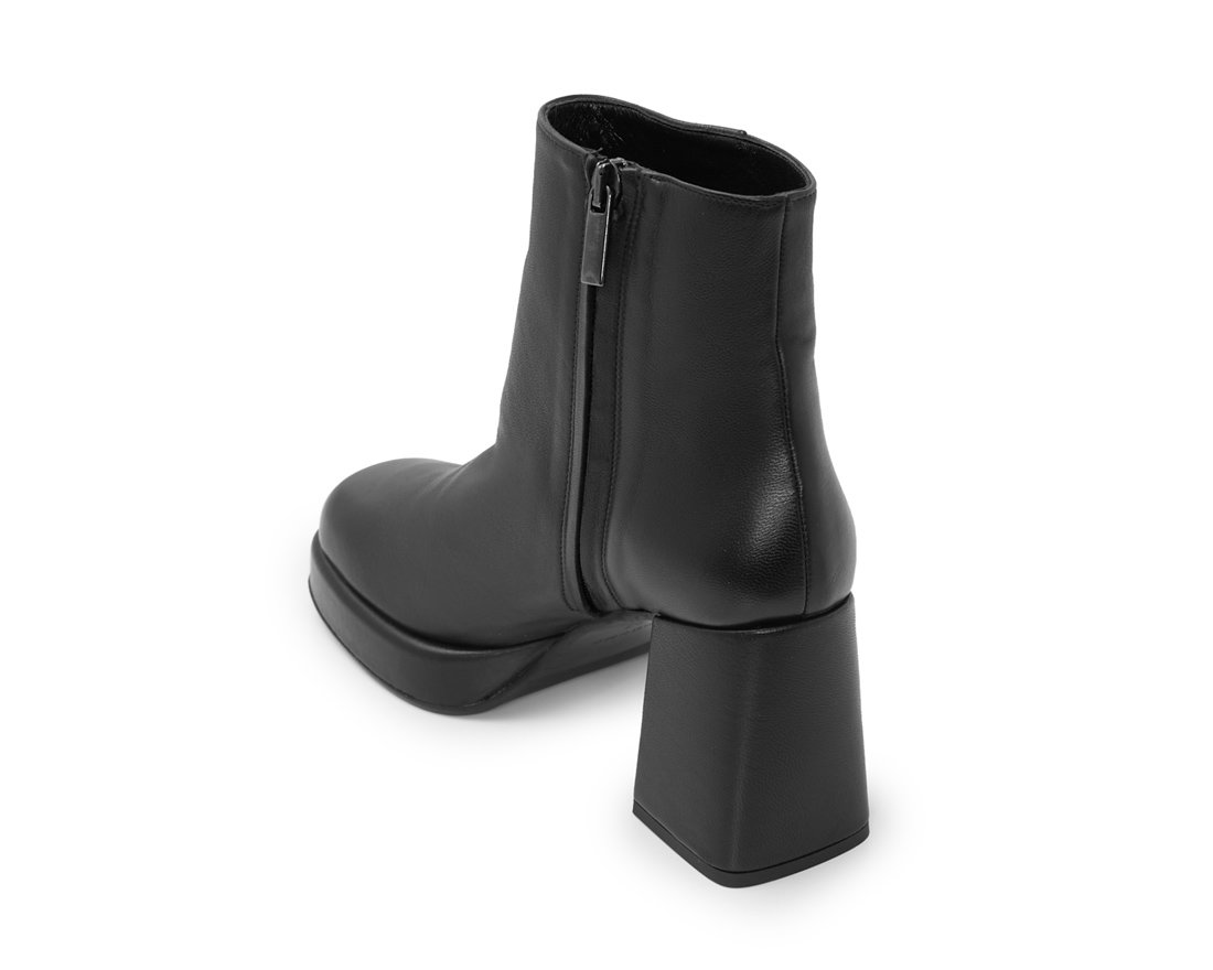 Черные кожаные ботильоны - Image 3 of 5