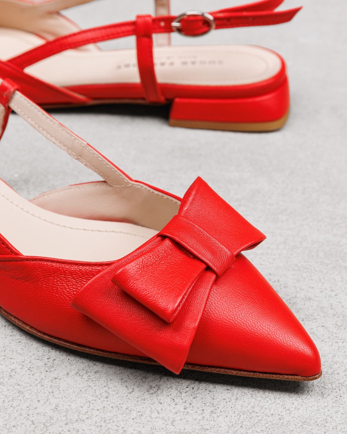 Красные кожаные туфли - Image 4 of 6