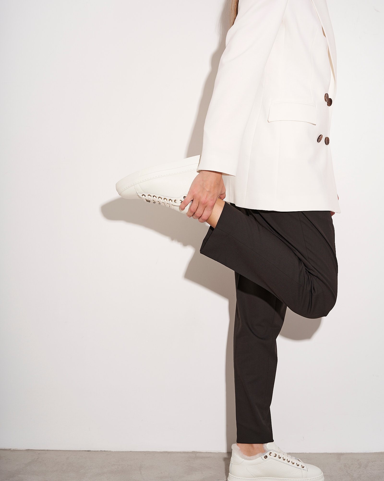 Белые кожаные кеды - Main image