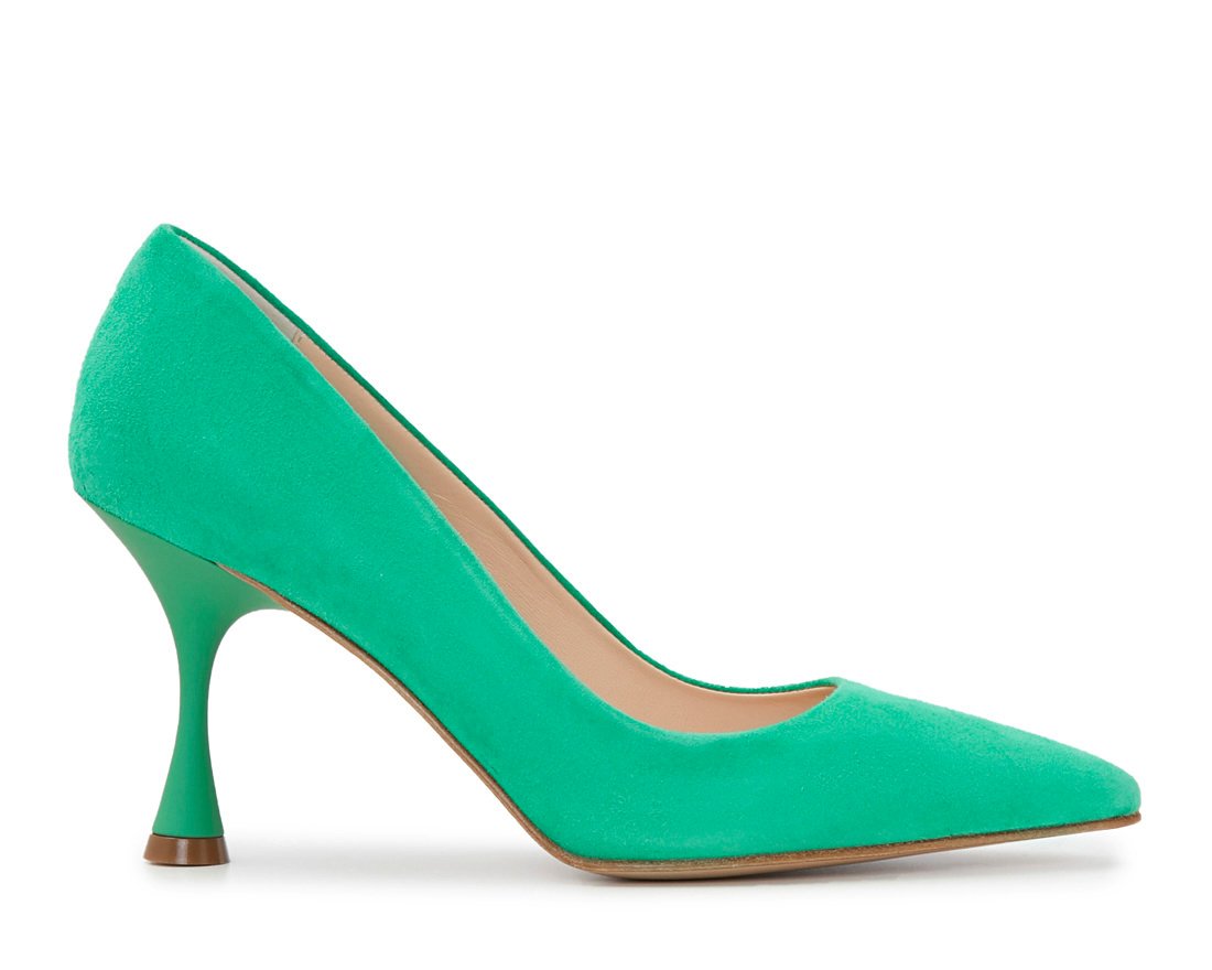 Зеленые замшевые туфли - Main image