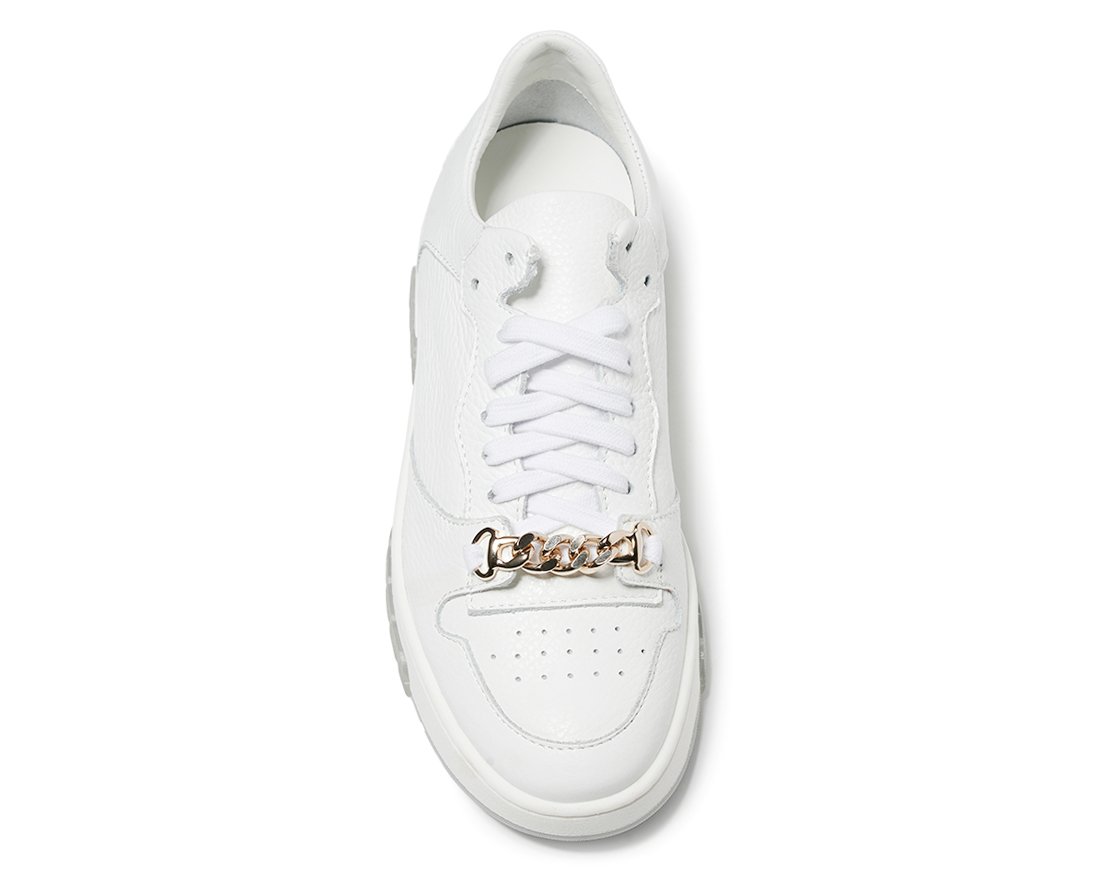 Белые кожаные кеды - Image 4 of 5