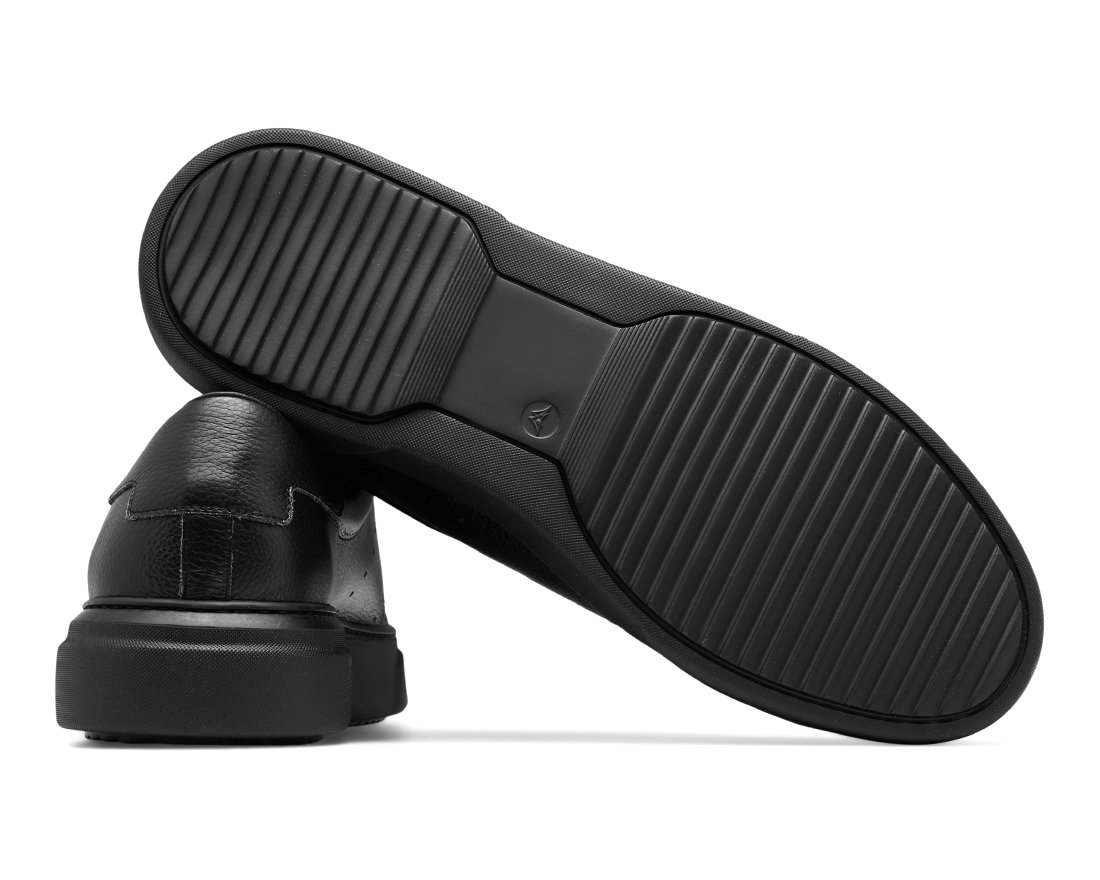 Черные кожаные кеды - Image 4 of 4