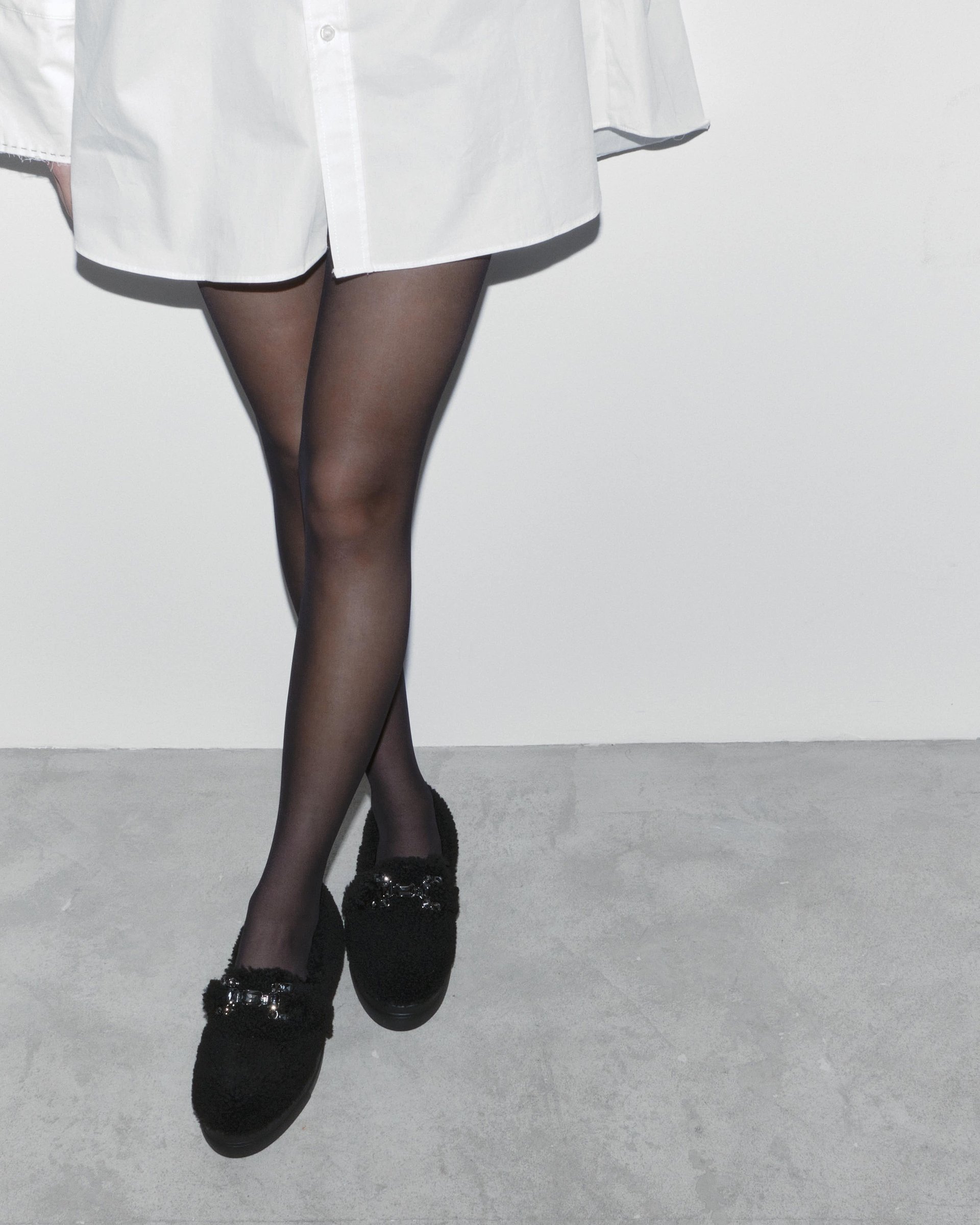 Зимние черные кеды - Main image