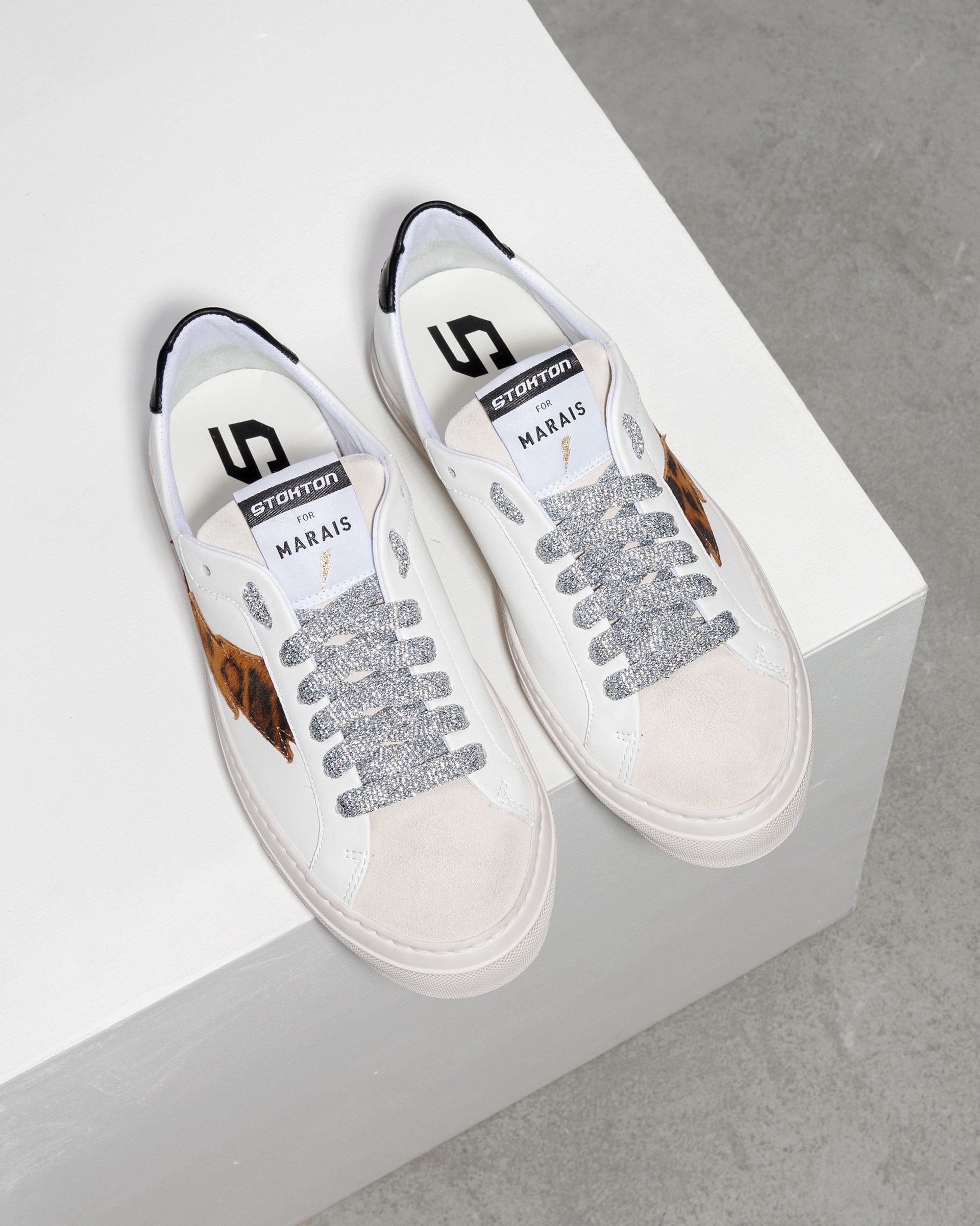 Белые кожаные кеды - Image 2 of 5