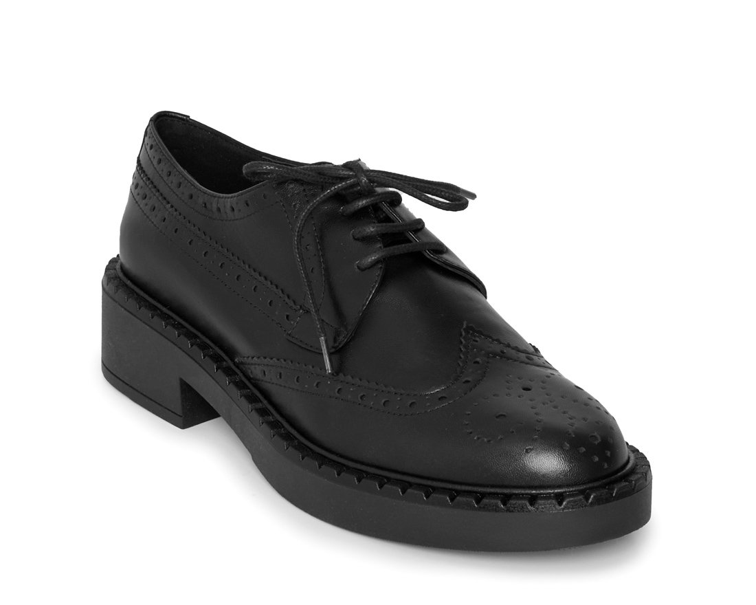 Черные кожаные полуботинки - Image 2 of 4