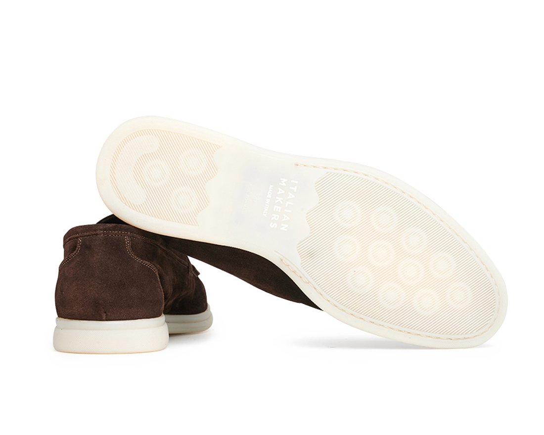 Мужские коричневые замшевые лоферы - Image 3 of 4