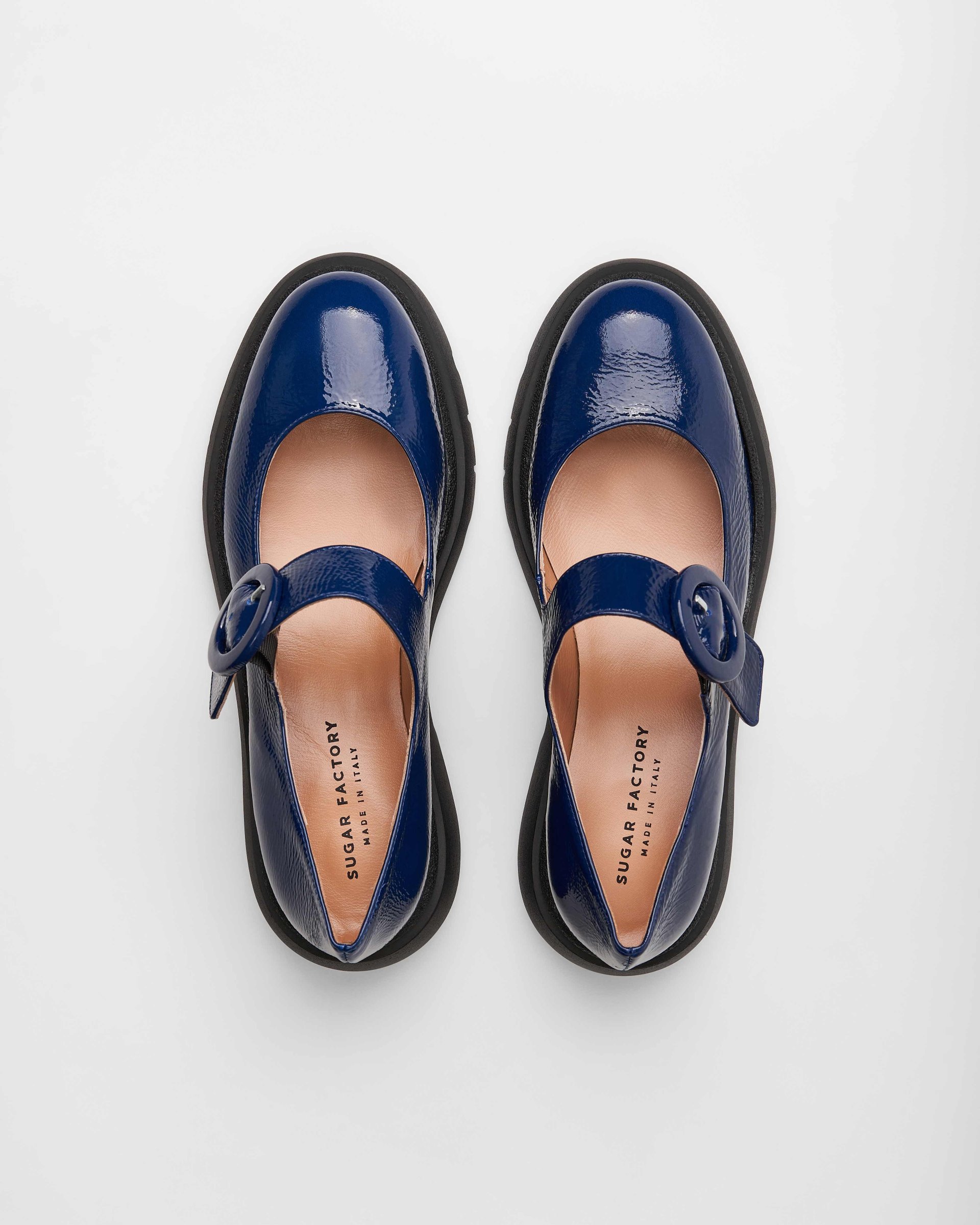 Синие кожаные туфли - Image 2 of 3