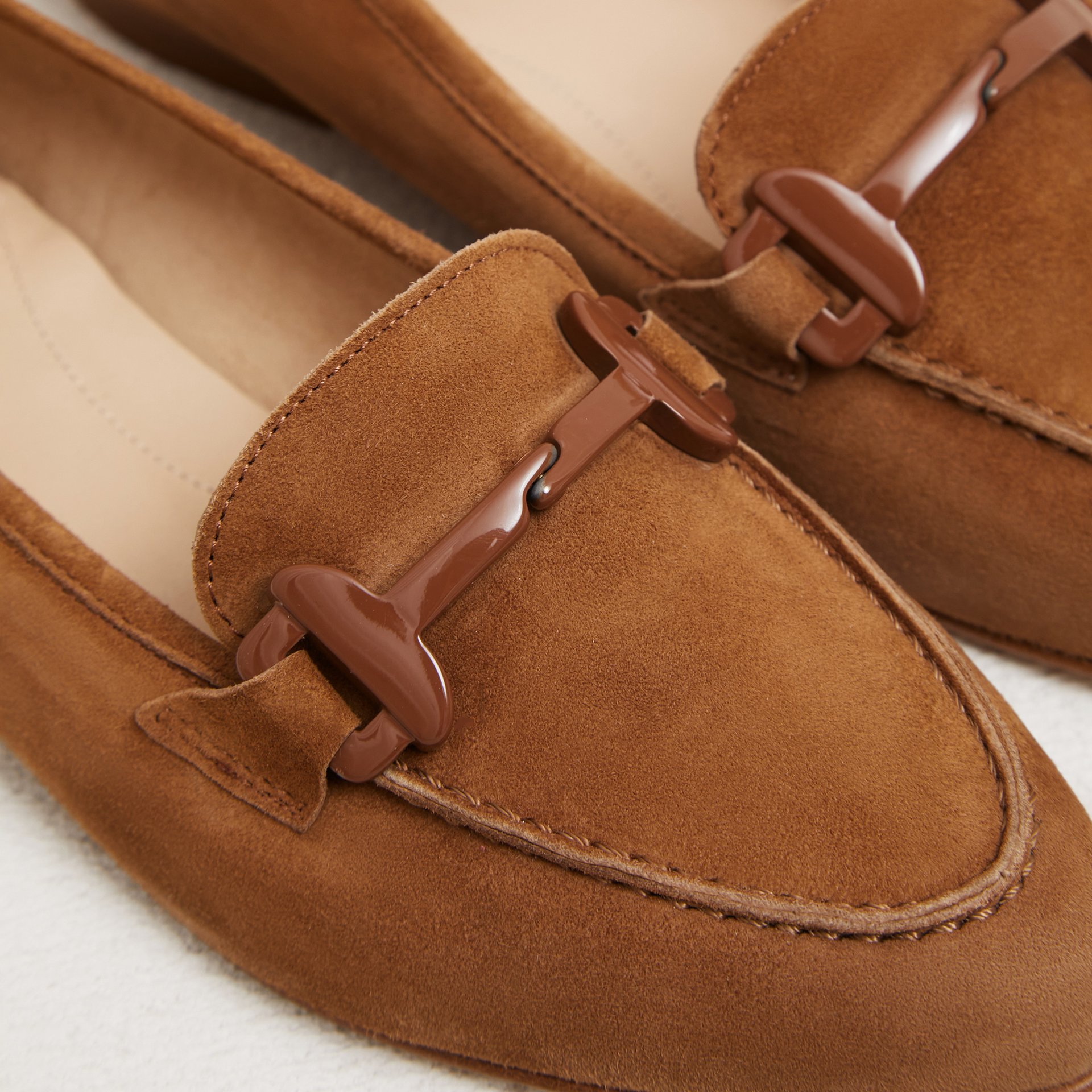 Коричневые замшевые лоферы - Image 3 of 3