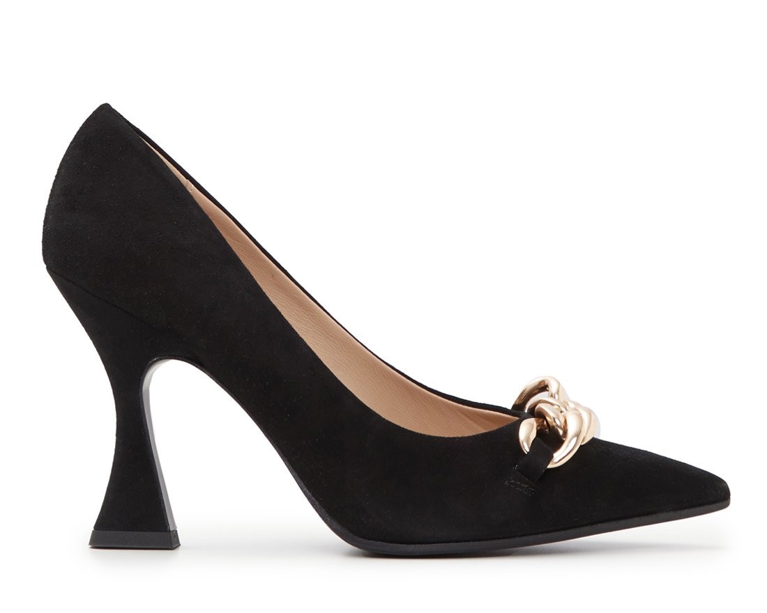 Черные замшевые туфли - Main image