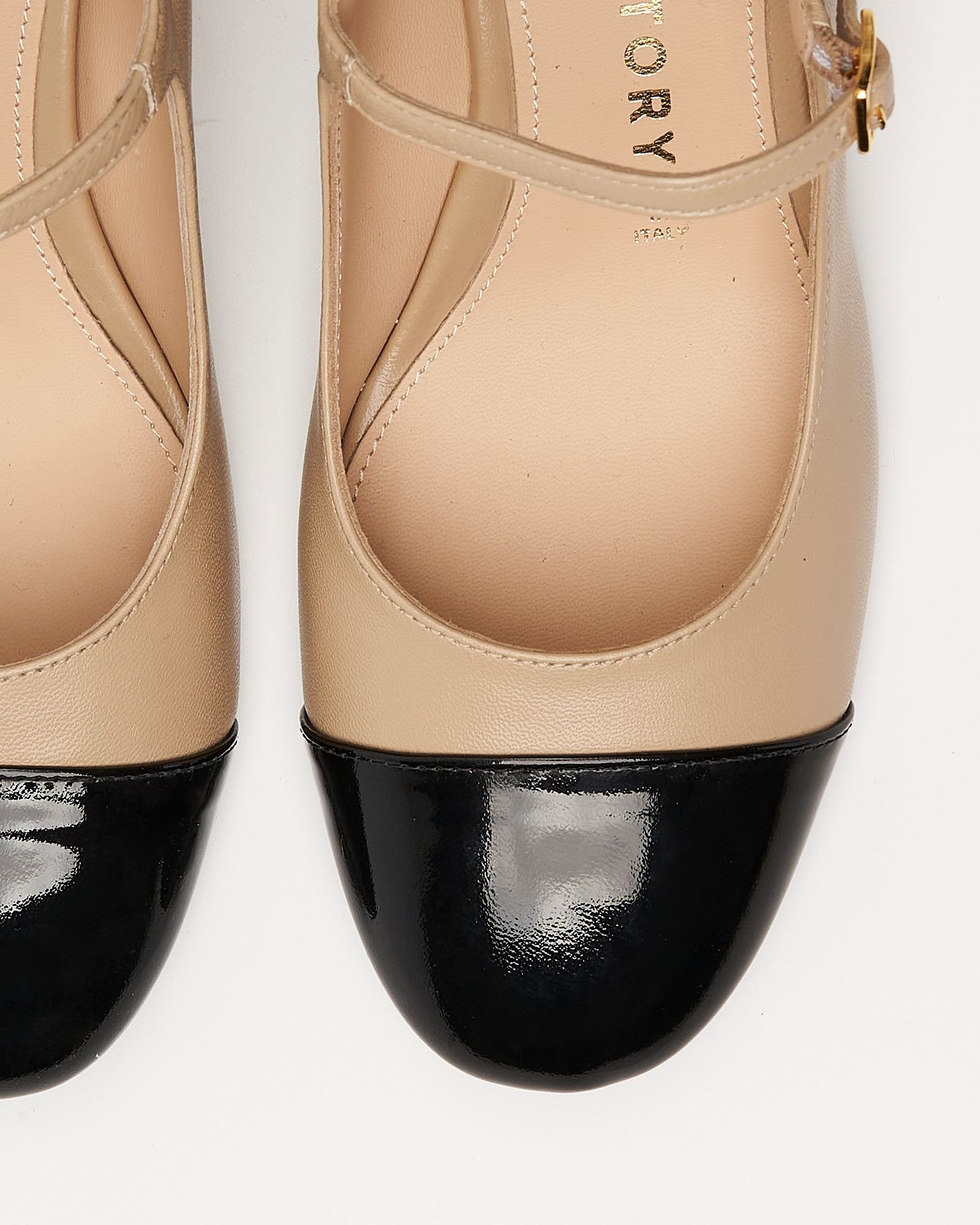 Бежевые кожаные туфли - Image 5 of 7