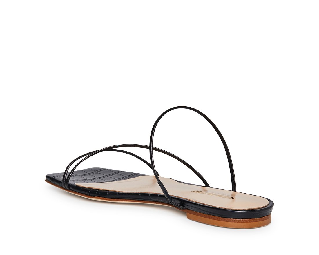 Черные кожаные сандалии - Image 3 of 4