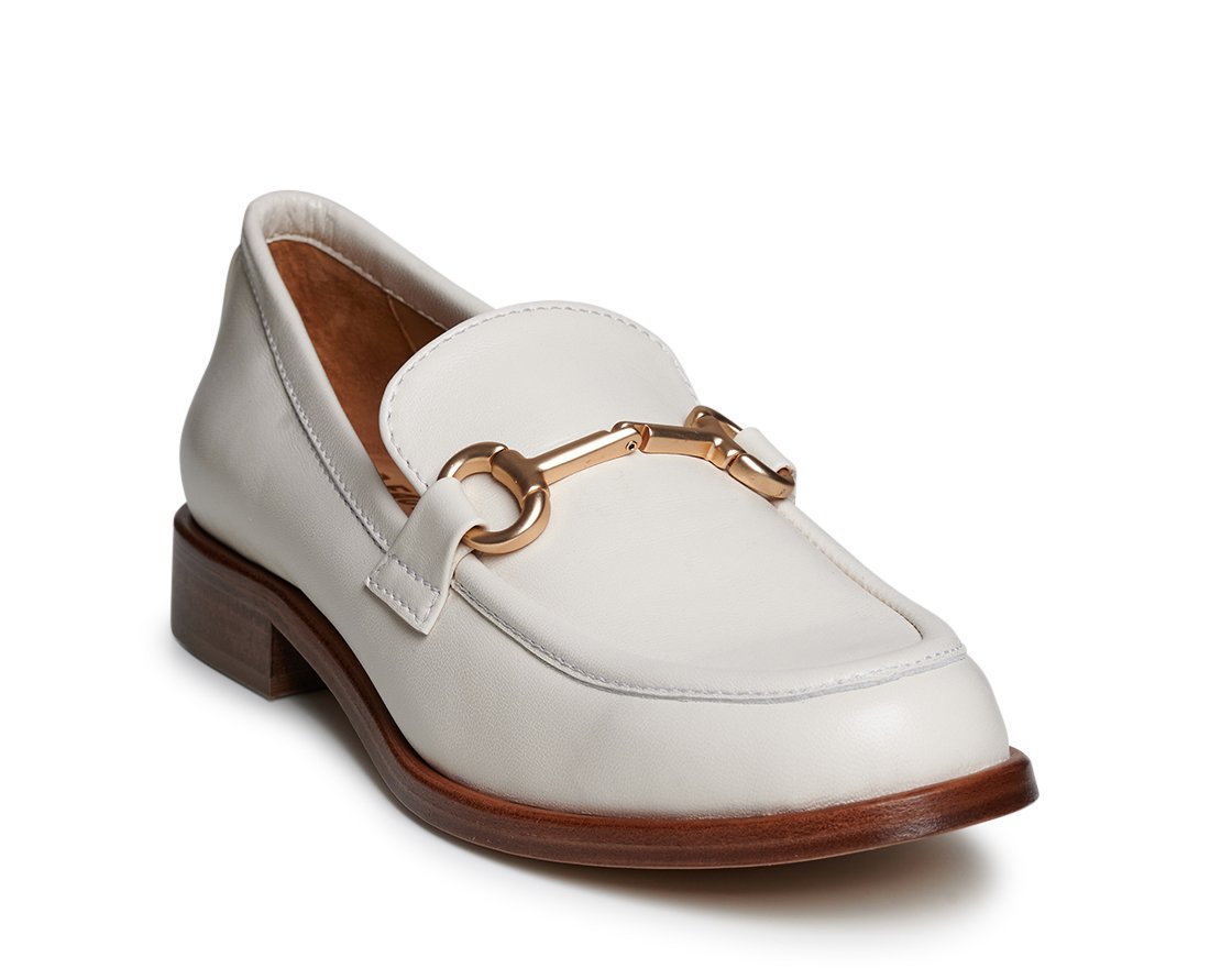 Белые кожаные лоферы - Image 2 of 5