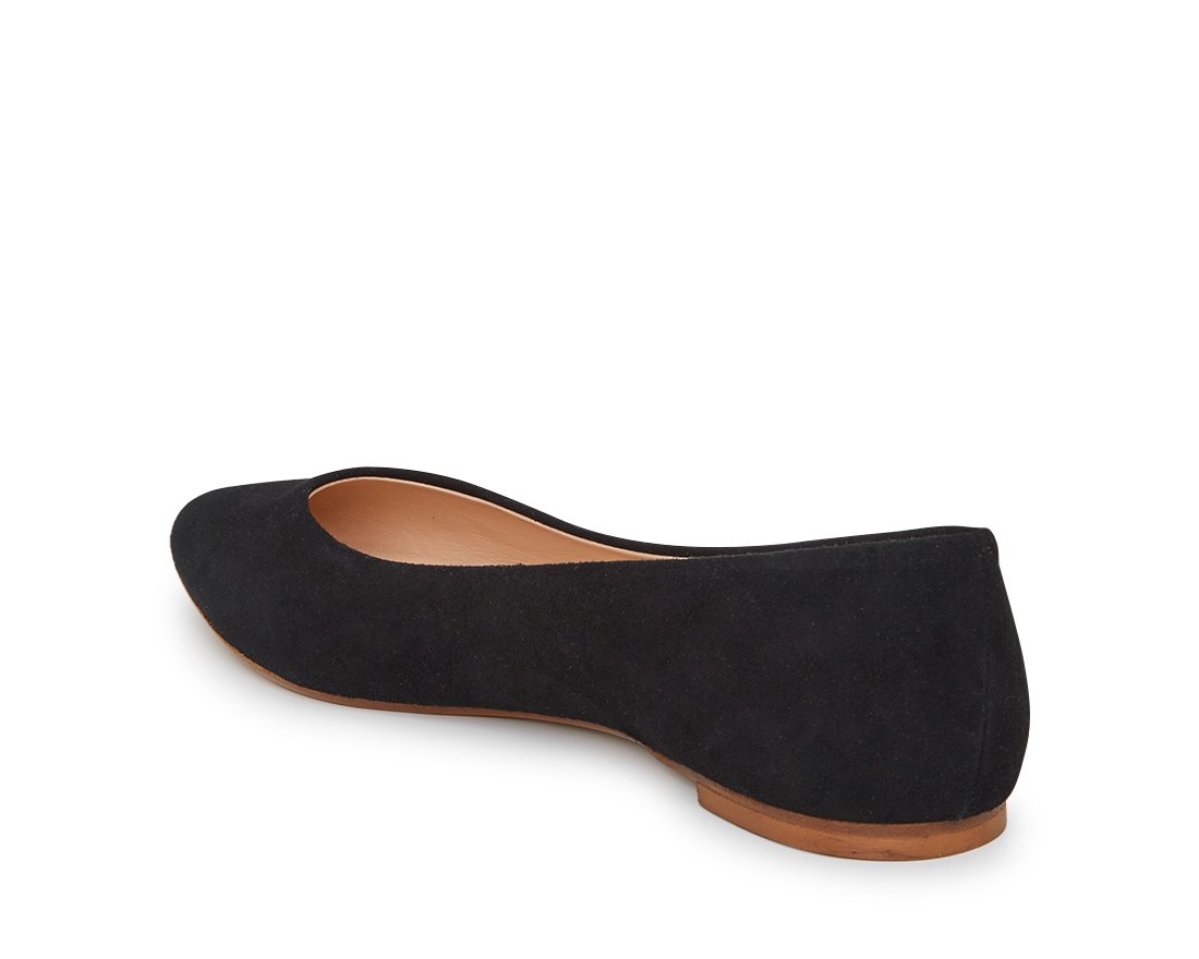 Черные замшевые балетки - Image 3 of 4