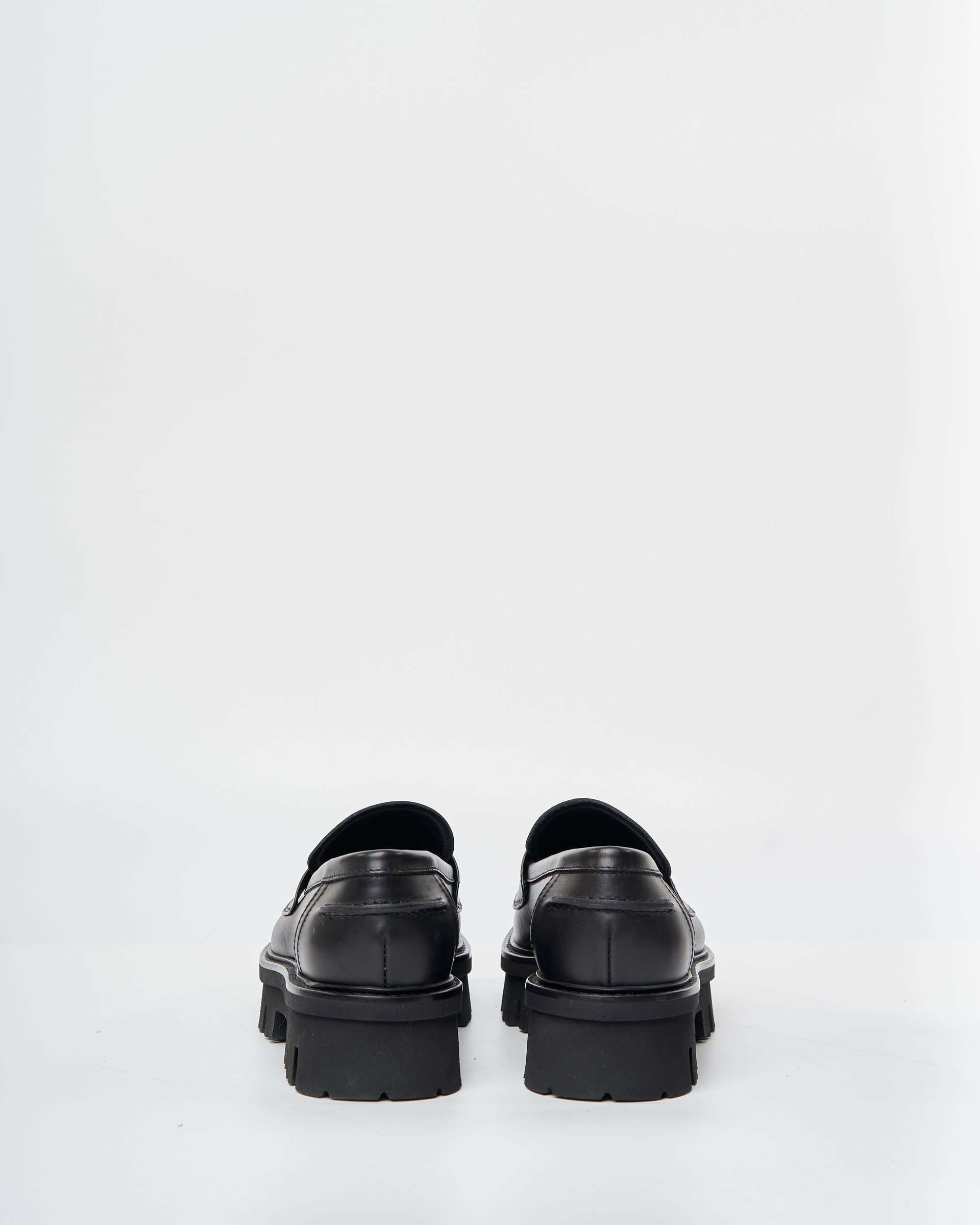 Черные кожаные лоферы - Image 4 of 6