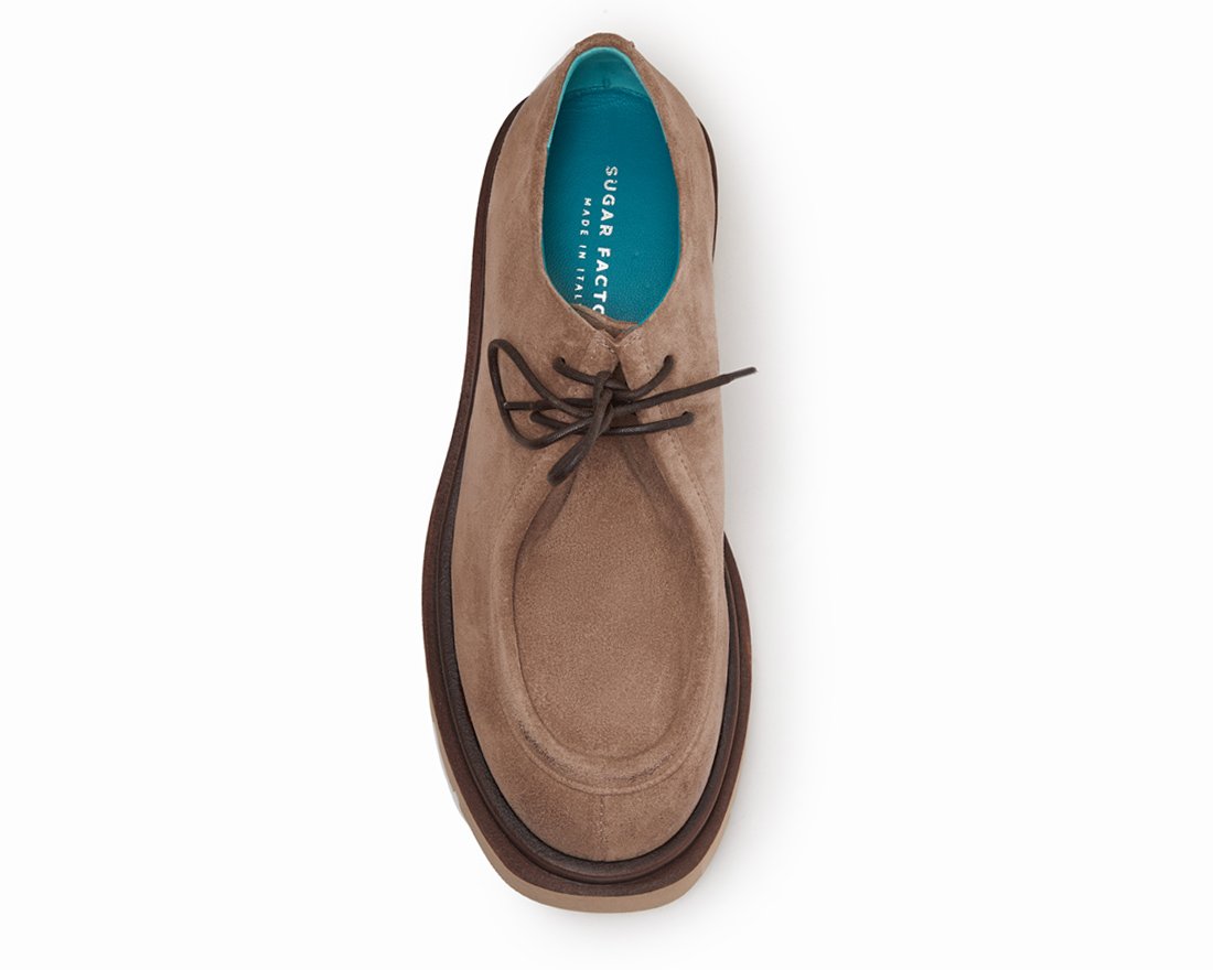 Бежевые замшевые полуботинки - Image 4 of 4