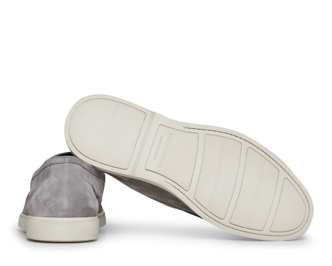 Мужские серые замшевые лоферы - Image 4 of 4